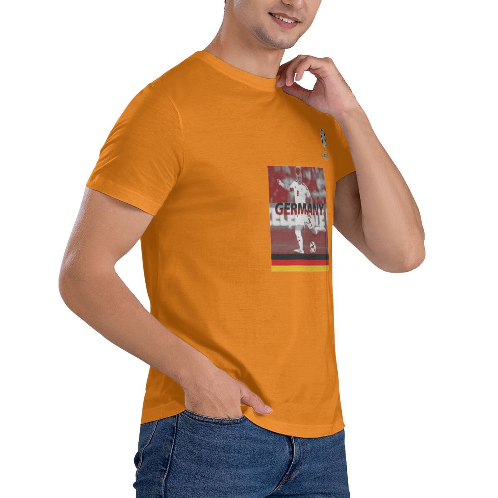 Men's Germany EURO 2024 Basic Short Sleeve T-Shirt BST1704 - Soccerfana