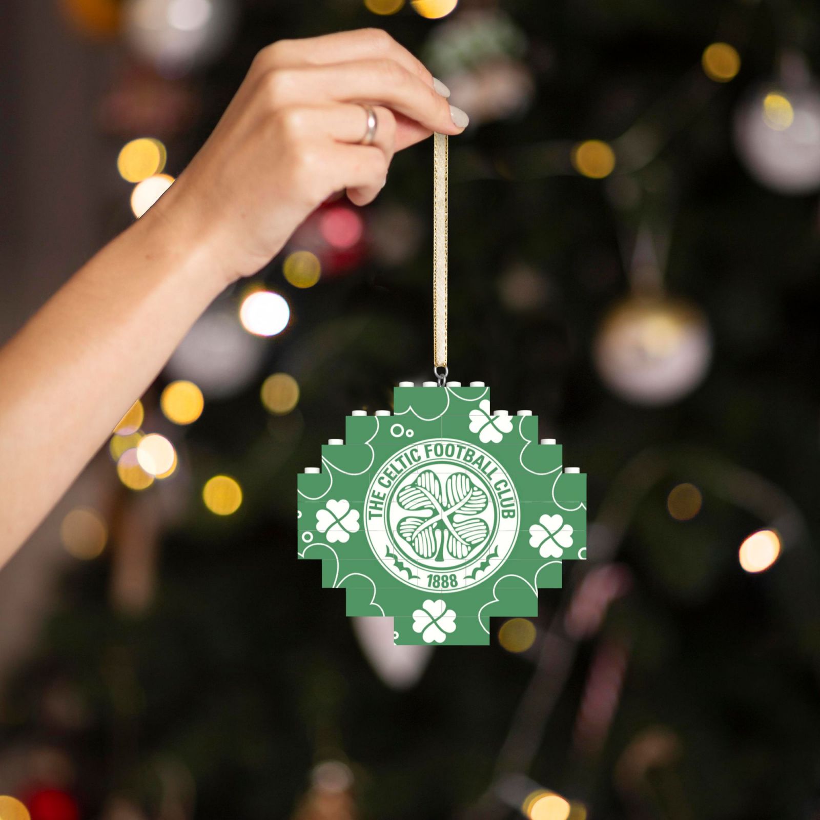 Celtic Building Block Puzzle Ornament BBP2106 - Soccerfana