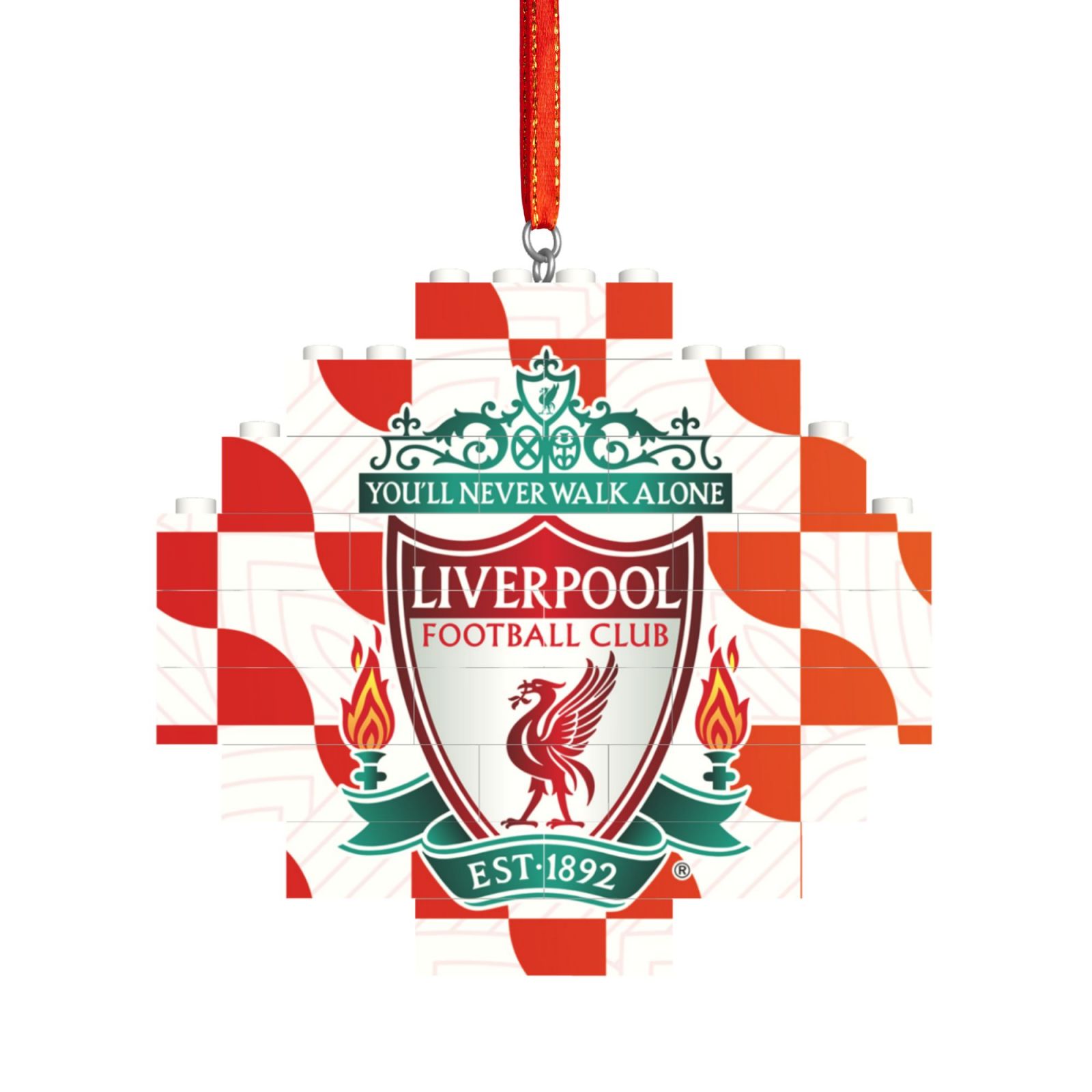 Liverpool Building Block Puzzle Ornament BBP2101 - Soccerfana