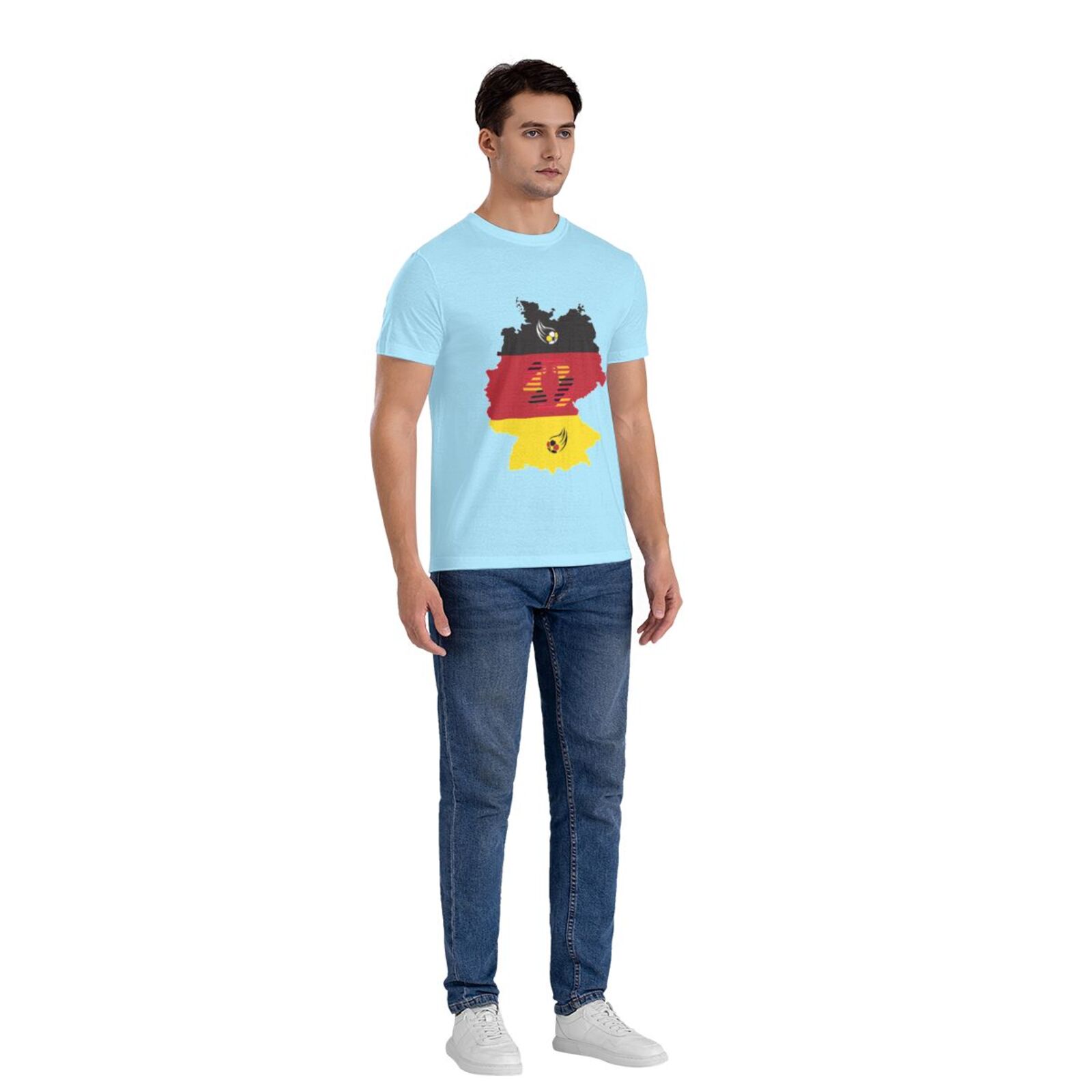 Men's Germany EURO 2024 Basic Short Sleeve T-Shirt BST1770 - Soccerfana