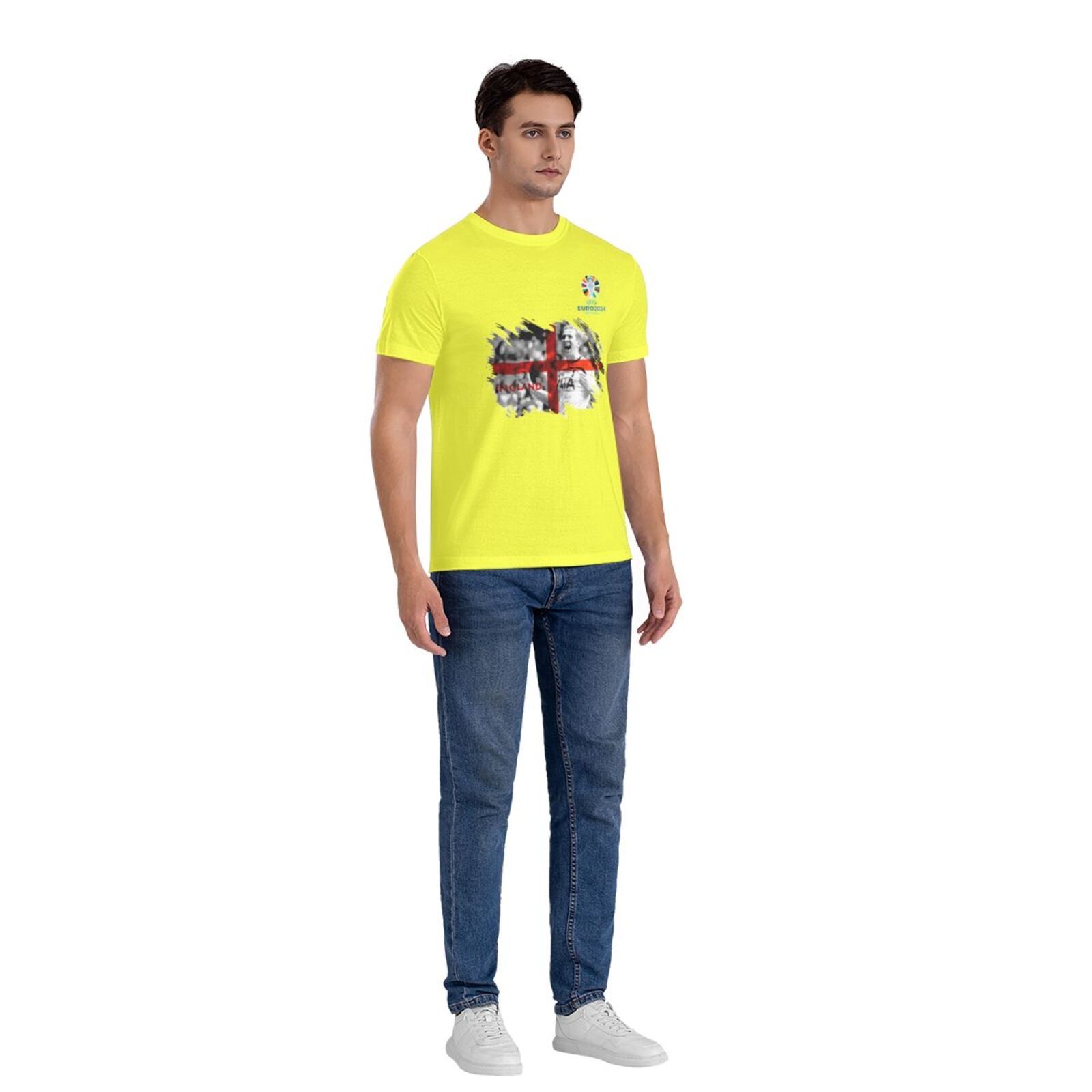 Men's England EURO 2024 Basic Short Sleeve T-Shirt BST1713 - Soccerfana