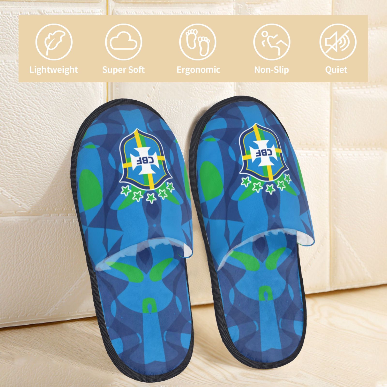 Brazil Cotton Slippers FSP2322 - Soccerfana