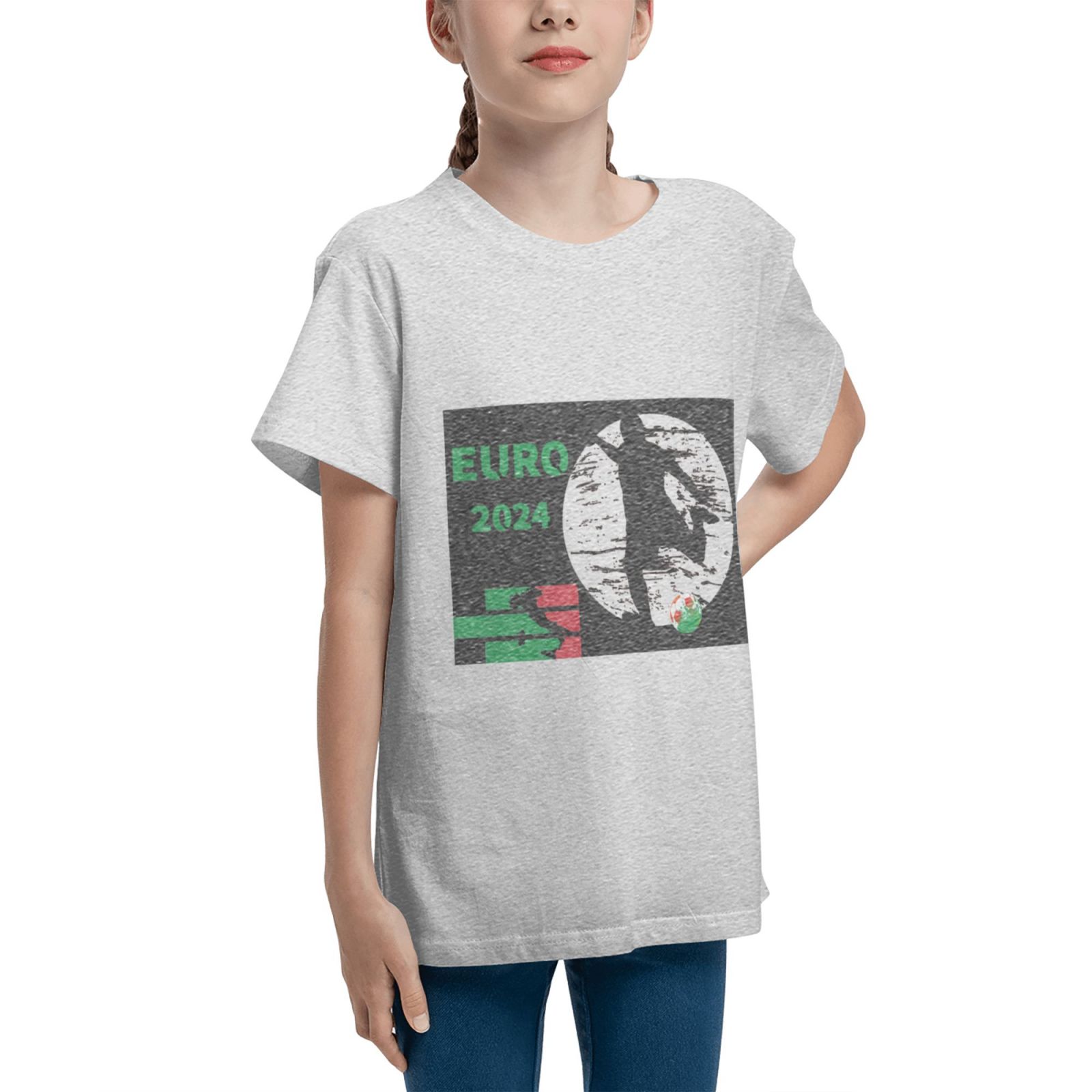 Kid's Italy EURO 2024 Teenage T-shirt TET1757 - Soccerfana