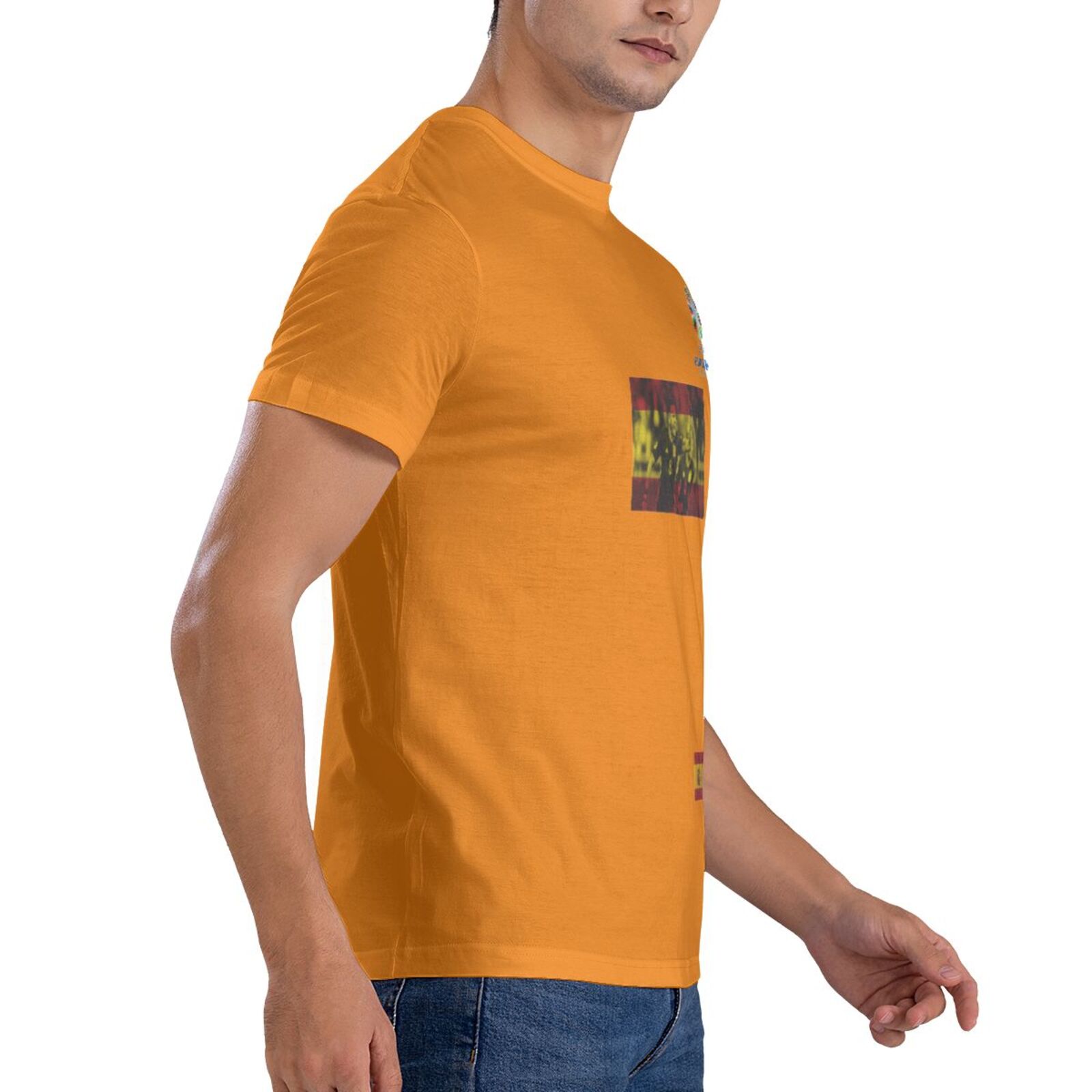 Men's Spain EURO 2024 Basic Short Sleeve T-Shirt BST1739 - Soccerfana