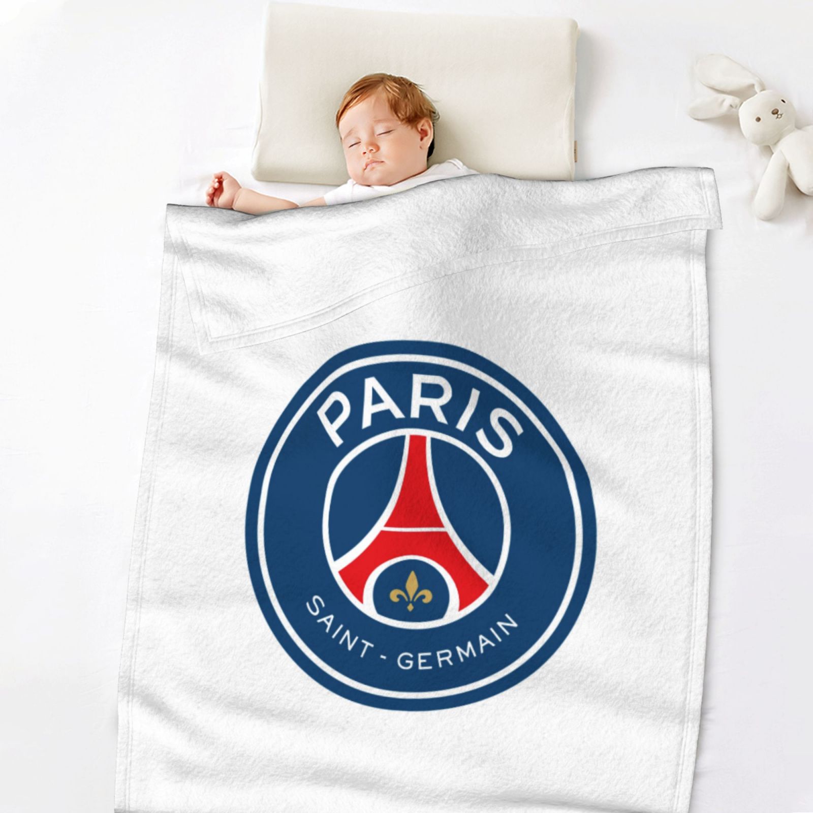 Paris Saint-Germain Flannel Blanket FLB1581 - Soccerfana