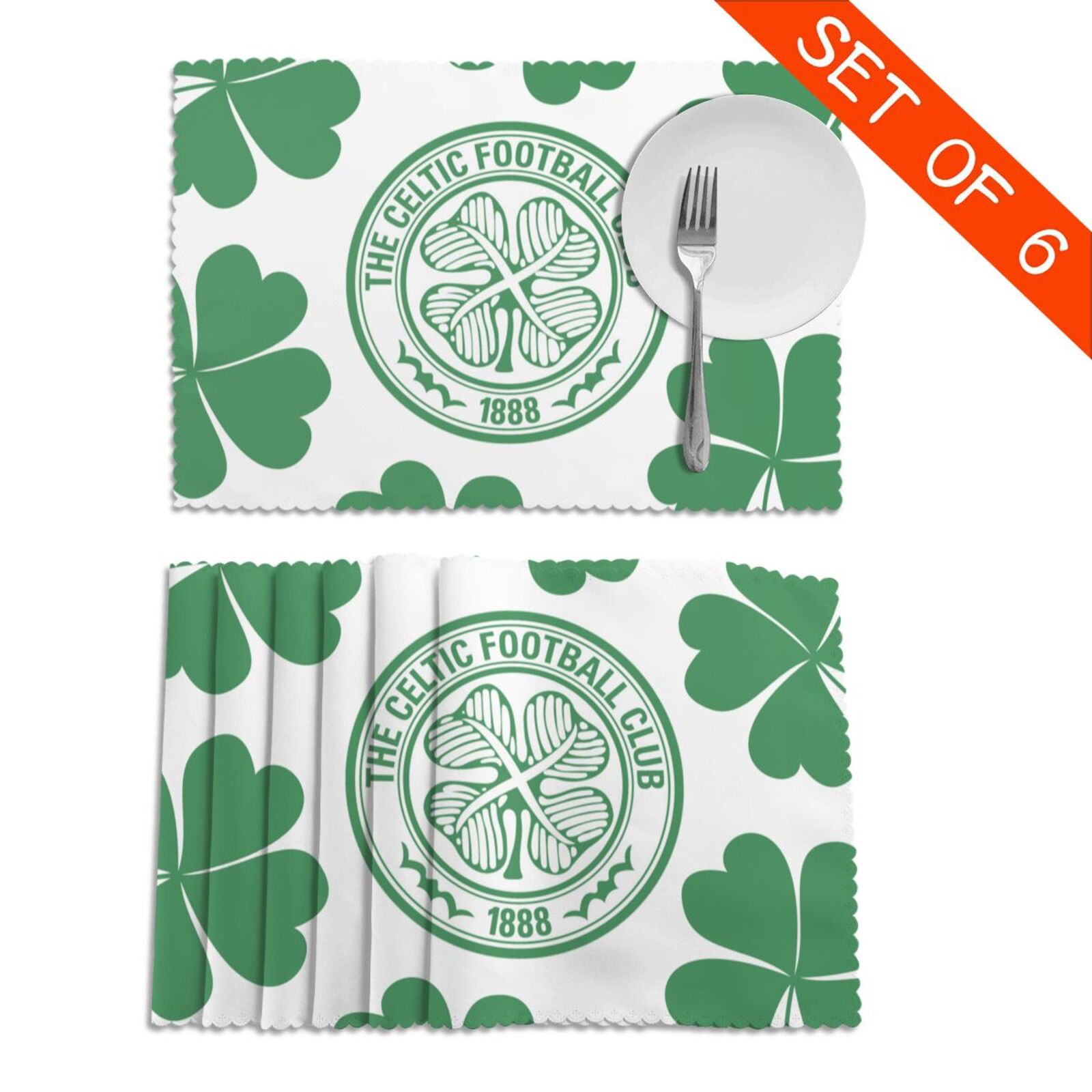 Celtic Placemat Set Of 6 PFD2053 - Soccerfana