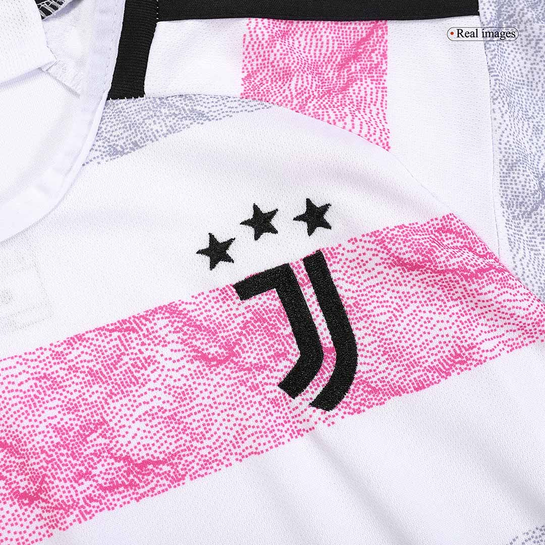 Kid's Juventus Away Jersey+Shorts 23/24 - Soccerfana