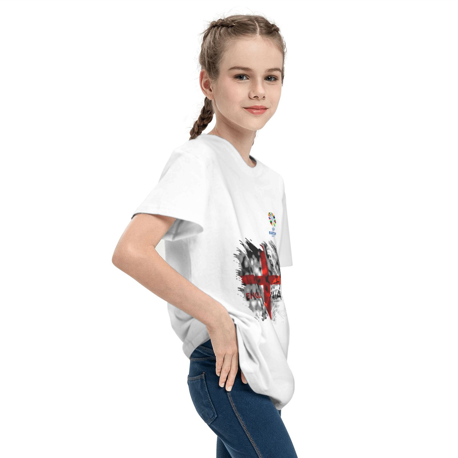 Kid's England EURO 2024 Teenage T-shirt TET1711 - Soccerfana