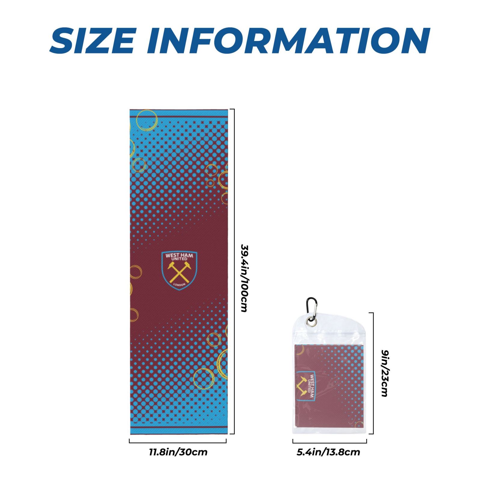 West Ham United Sport Towel CET1929 - Soccerfana