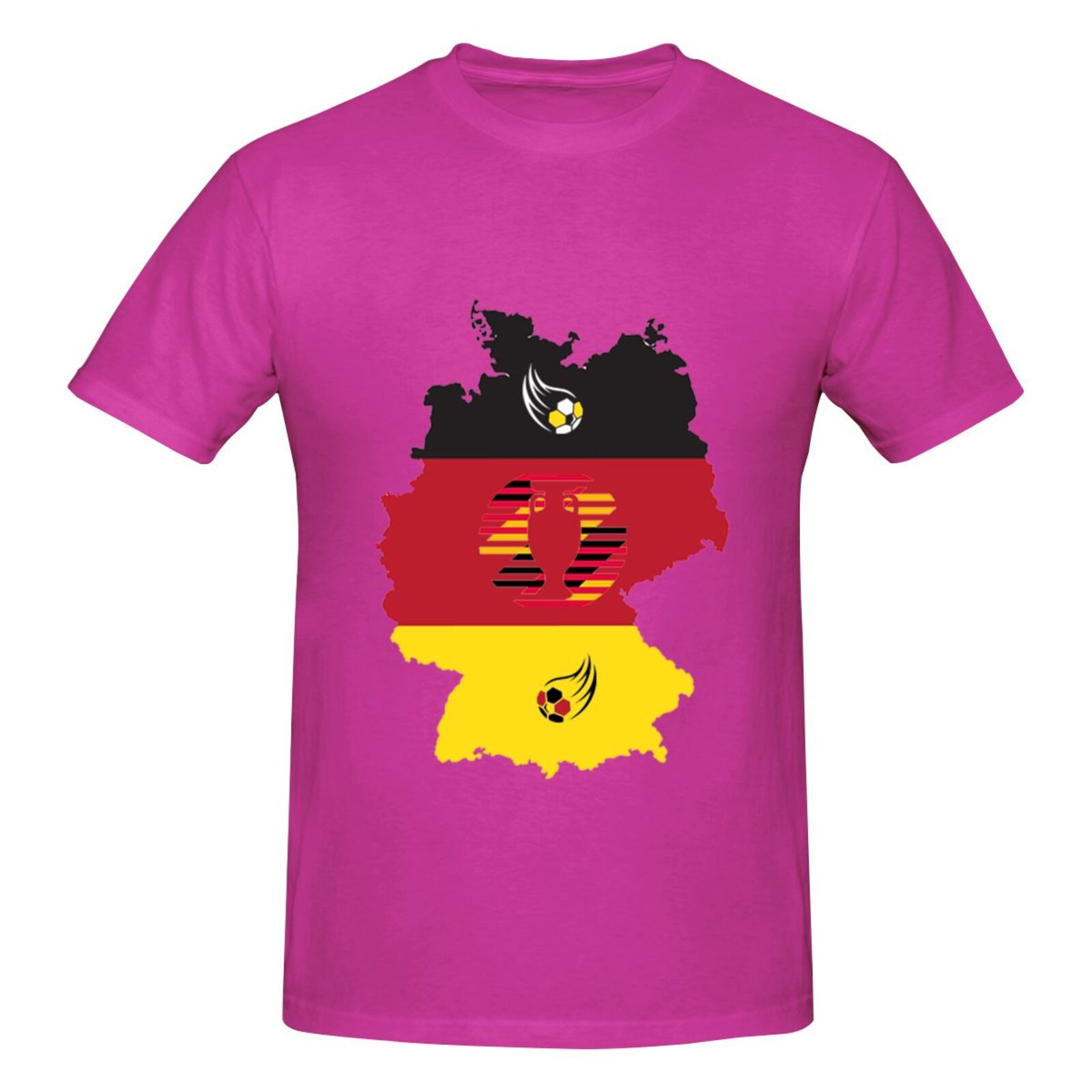 Men's Germany EURO 2024 Basic Short Sleeve T-Shirt BST1770 - Soccerfana