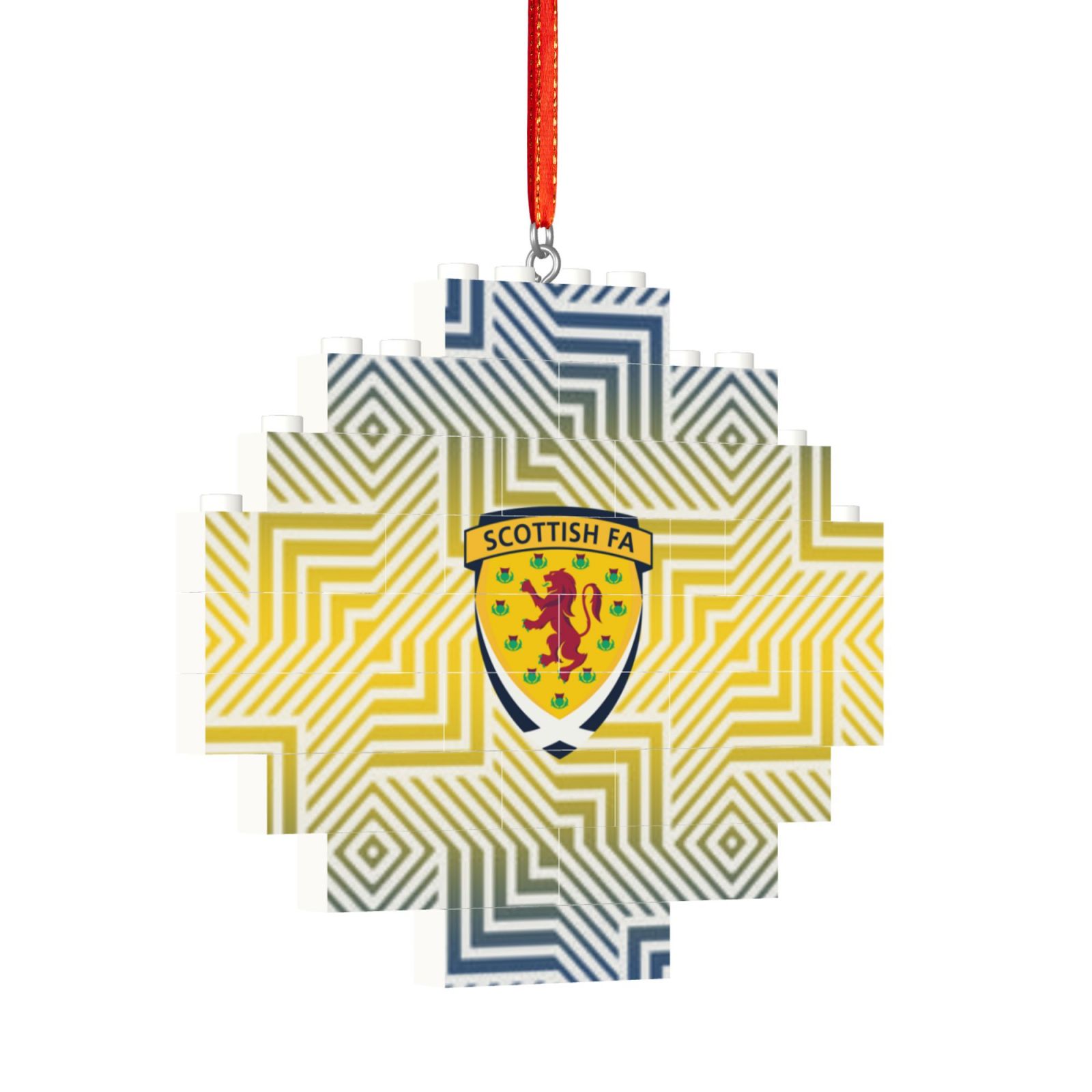 Scotland Building Block Puzzle Ornament BBP1983 - Soccerfana