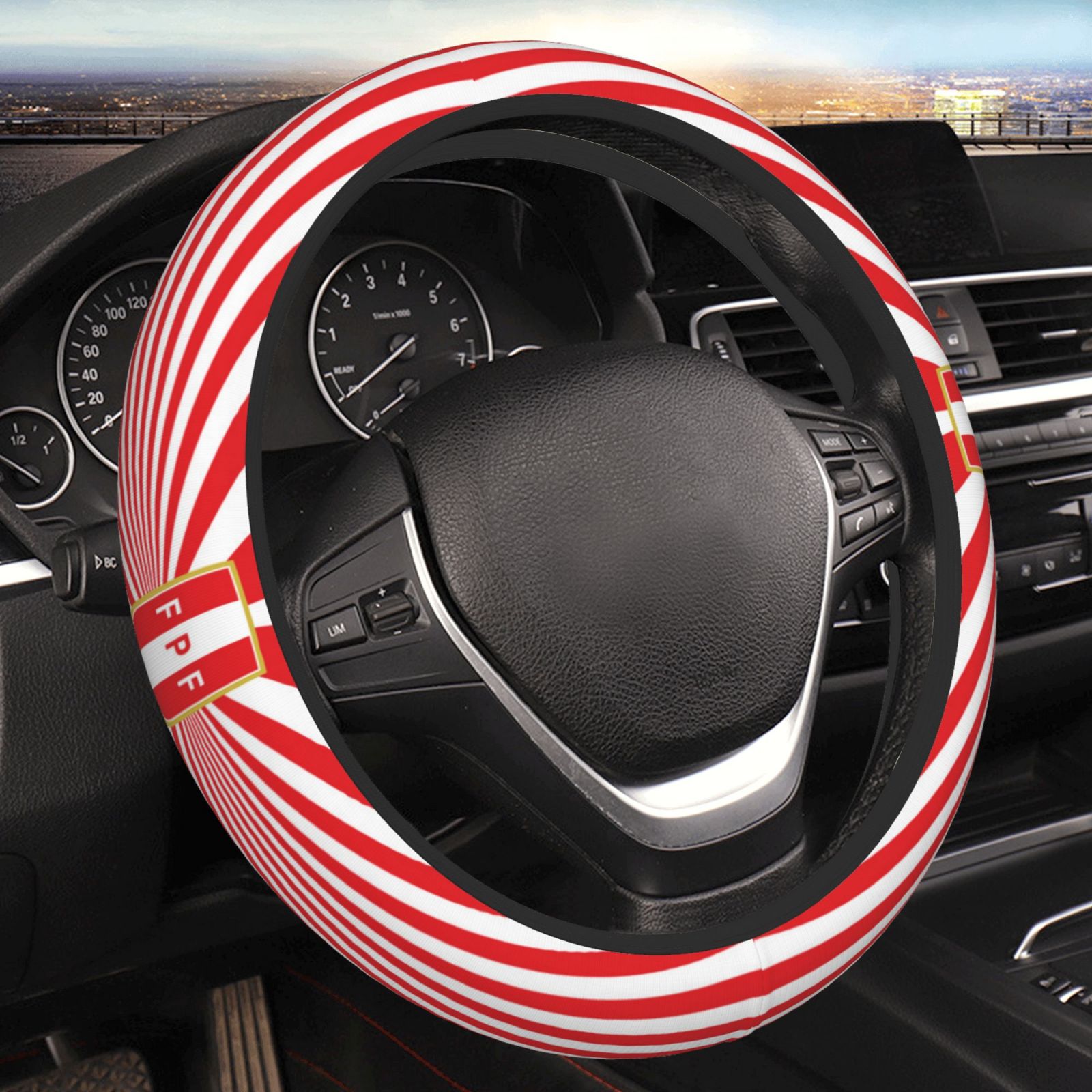Peru Steering Wheel Cover ESW2409 - Soccerfana