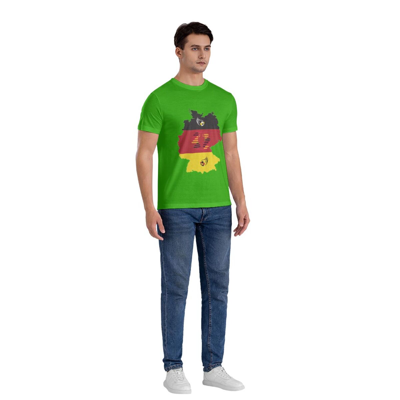 Men's Germany EURO 2024 Basic Short Sleeve T-Shirt BST1770 - Soccerfana