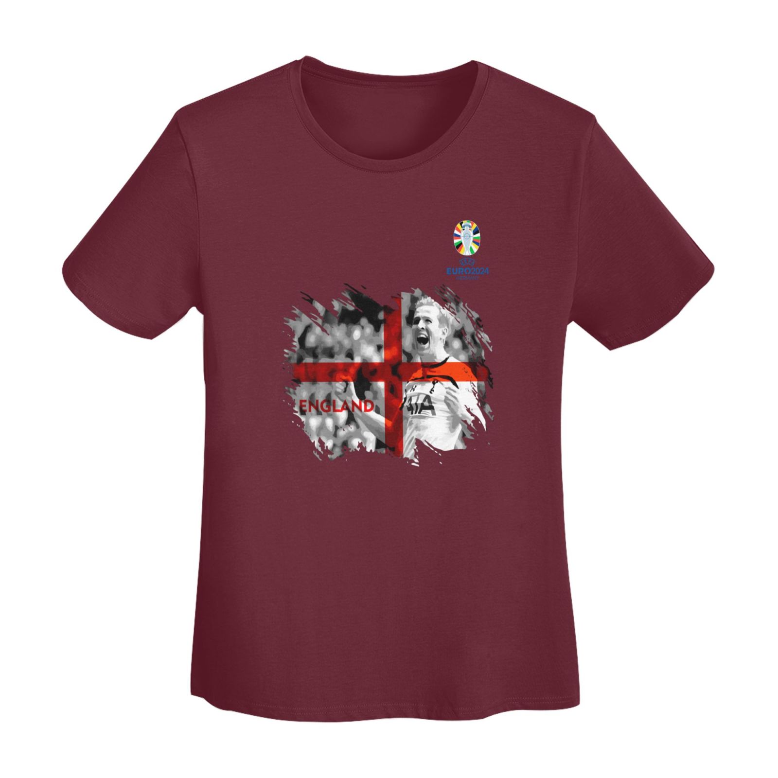 Woman's England EURO 2024 Basic Short Sleeve T-Shirt WBT1712 - Soccerfana