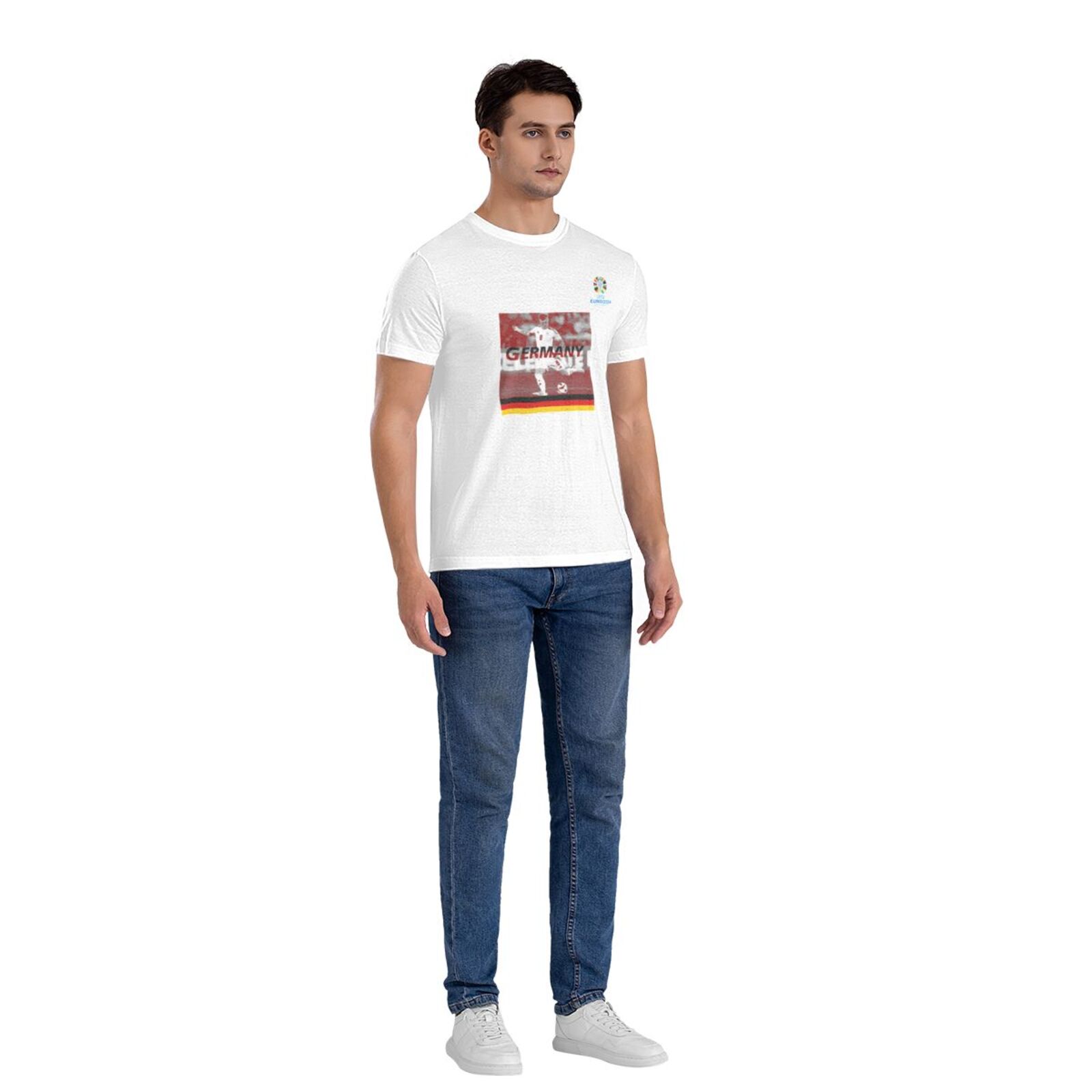 Men's Germany EURO 2024 Basic Short Sleeve T-Shirt BST1704 - Soccerfana