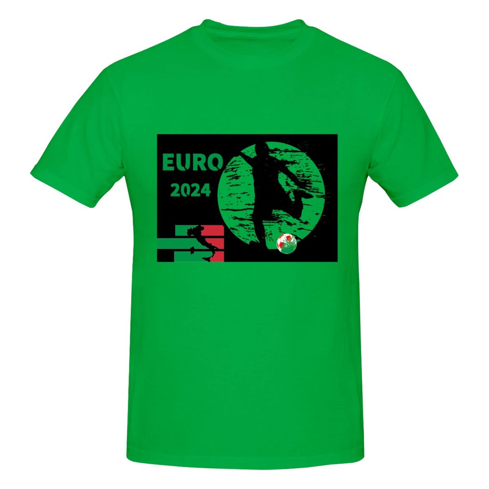 Men's Italy EURO 2024 Basic Short Sleeve T-Shirt BST1751 - Soccerfana