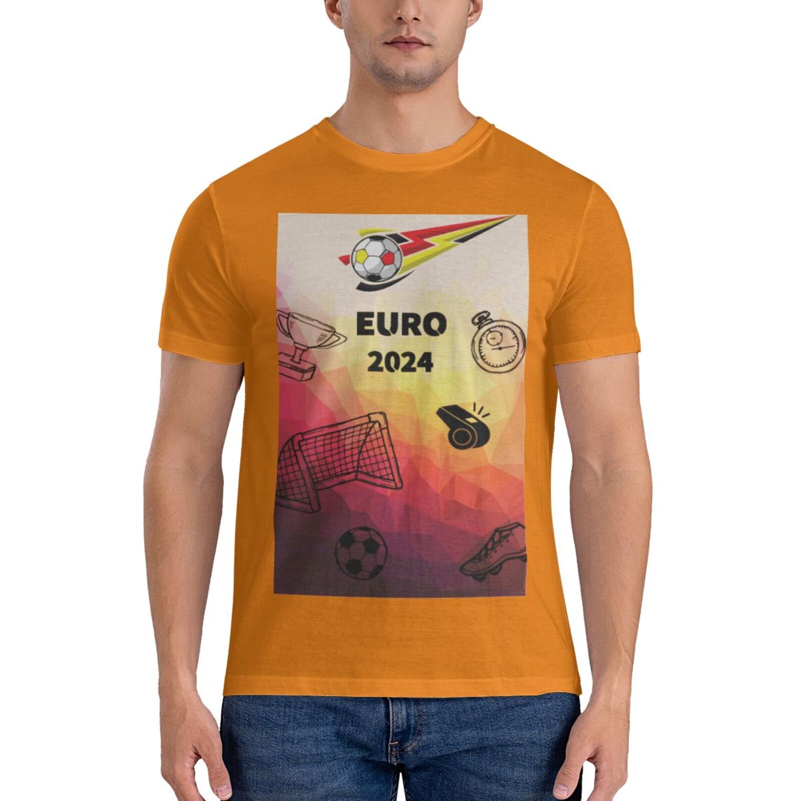 Men's Germany EURO 2024 Basic Short Sleeve T-Shirt BST1771 - Soccerfana