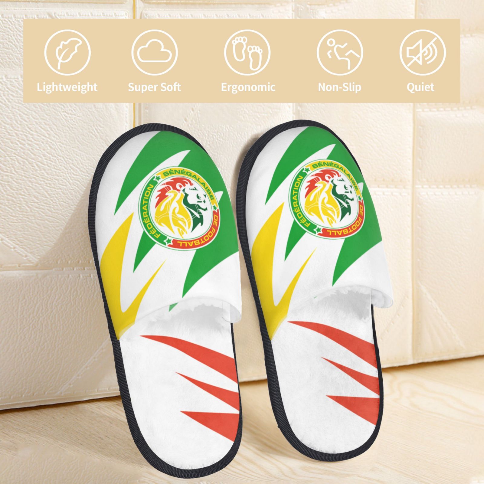Senegal Cotton Slippers FSP2216 - Soccerfana