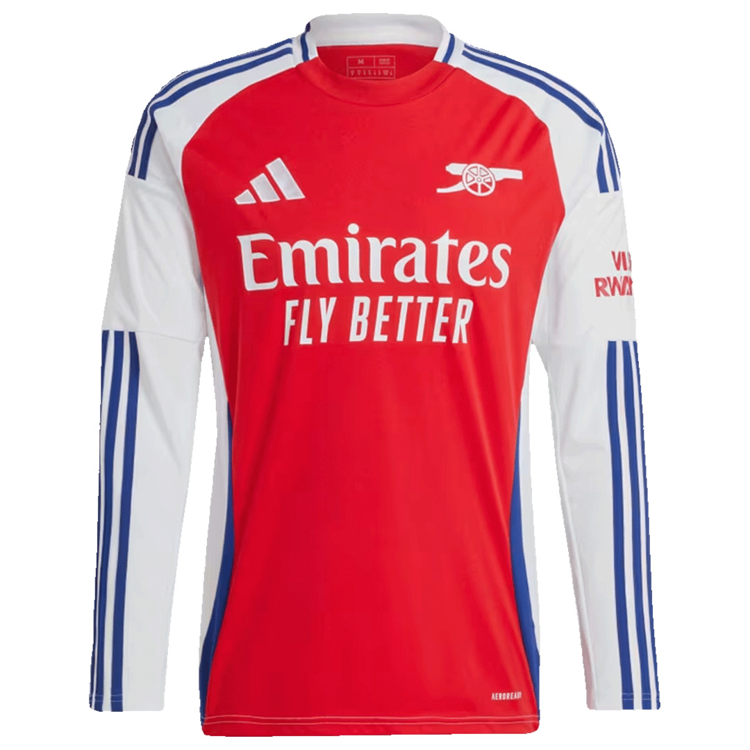 Arsenal Home Long Sleeve Jersey 2024/25 - Soccerfana