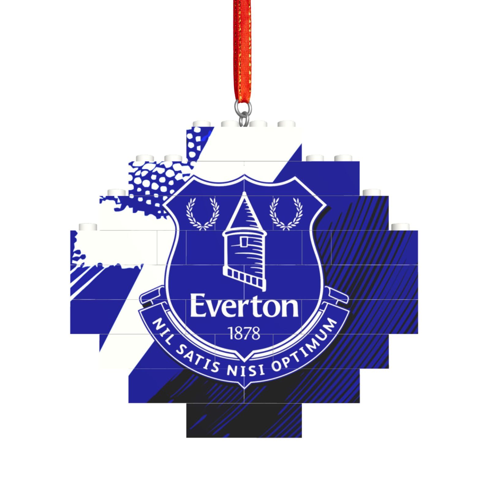 Everton Building Block Puzzle Ornament BBP2169 - Soccerfana
