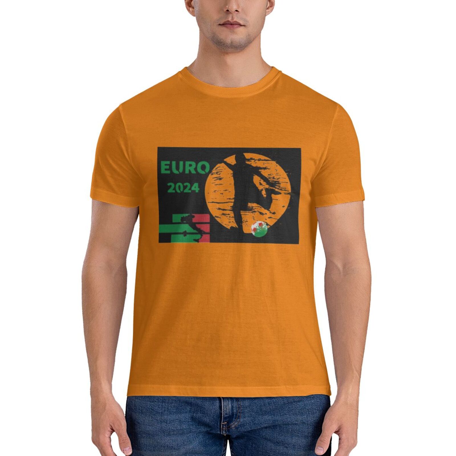 Men's Italy EURO 2024 Basic Short Sleeve T-Shirt BST1751 - Soccerfana