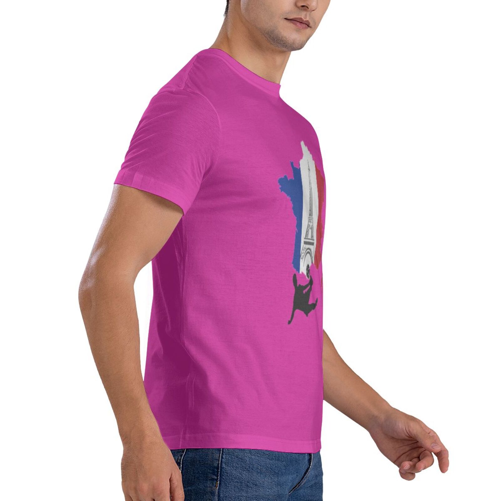 Men's France EURO 2024 Basic Short Sleeve T-Shirt BST1772 - Soccerfana