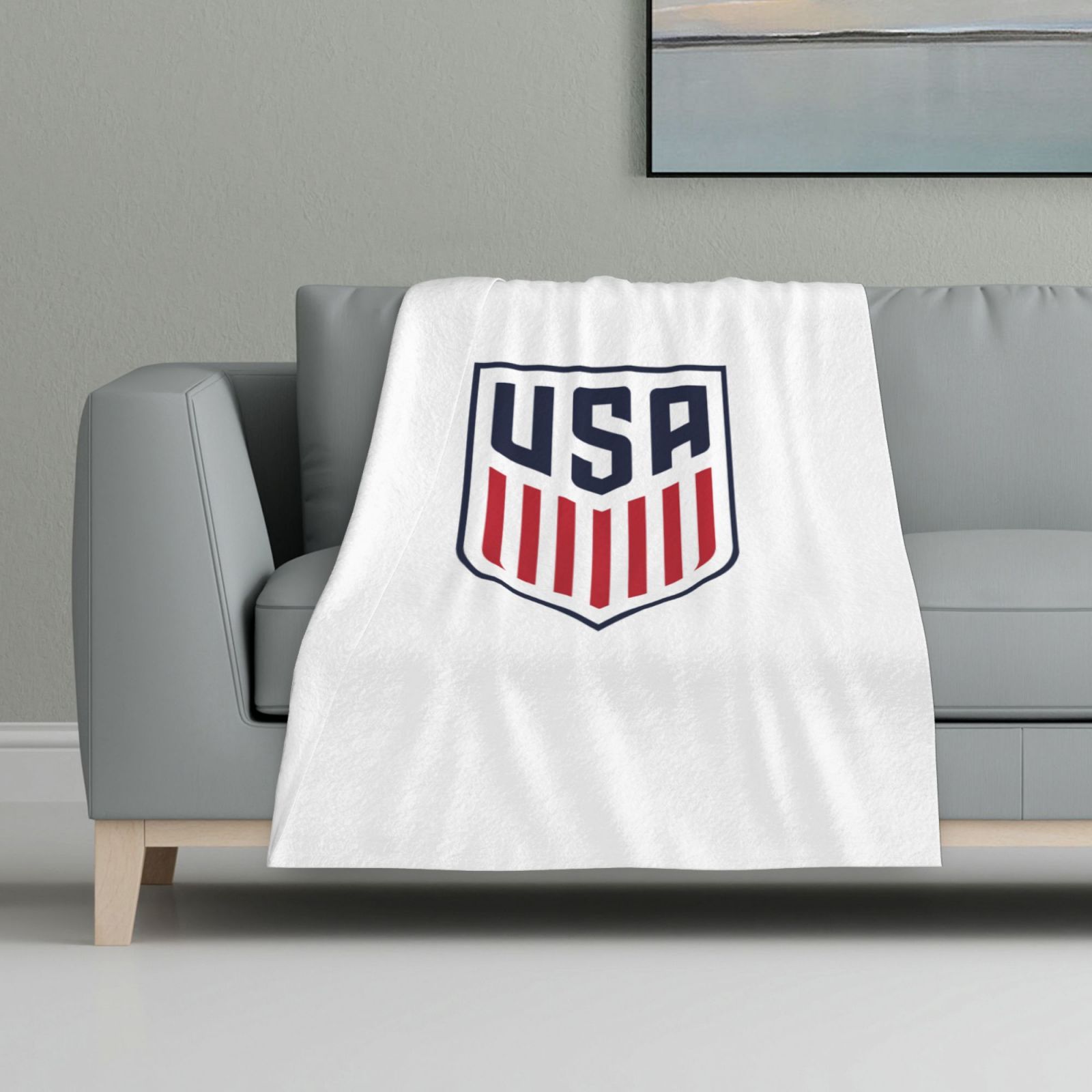 USMNT Flannel Blanket FLB1541 - Soccerfana