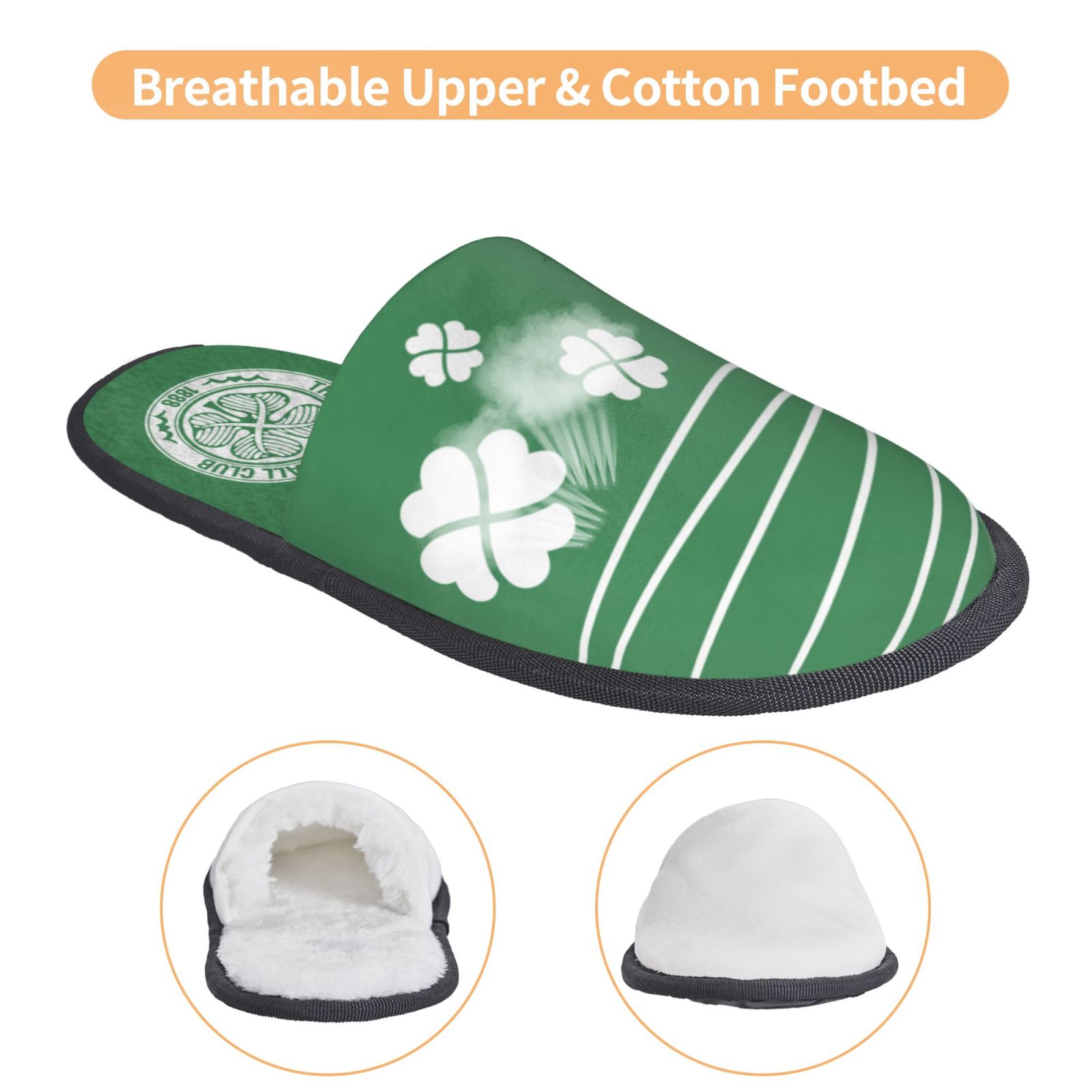 Celtic Cotton Slippers FSP2213 - Soccerfana
