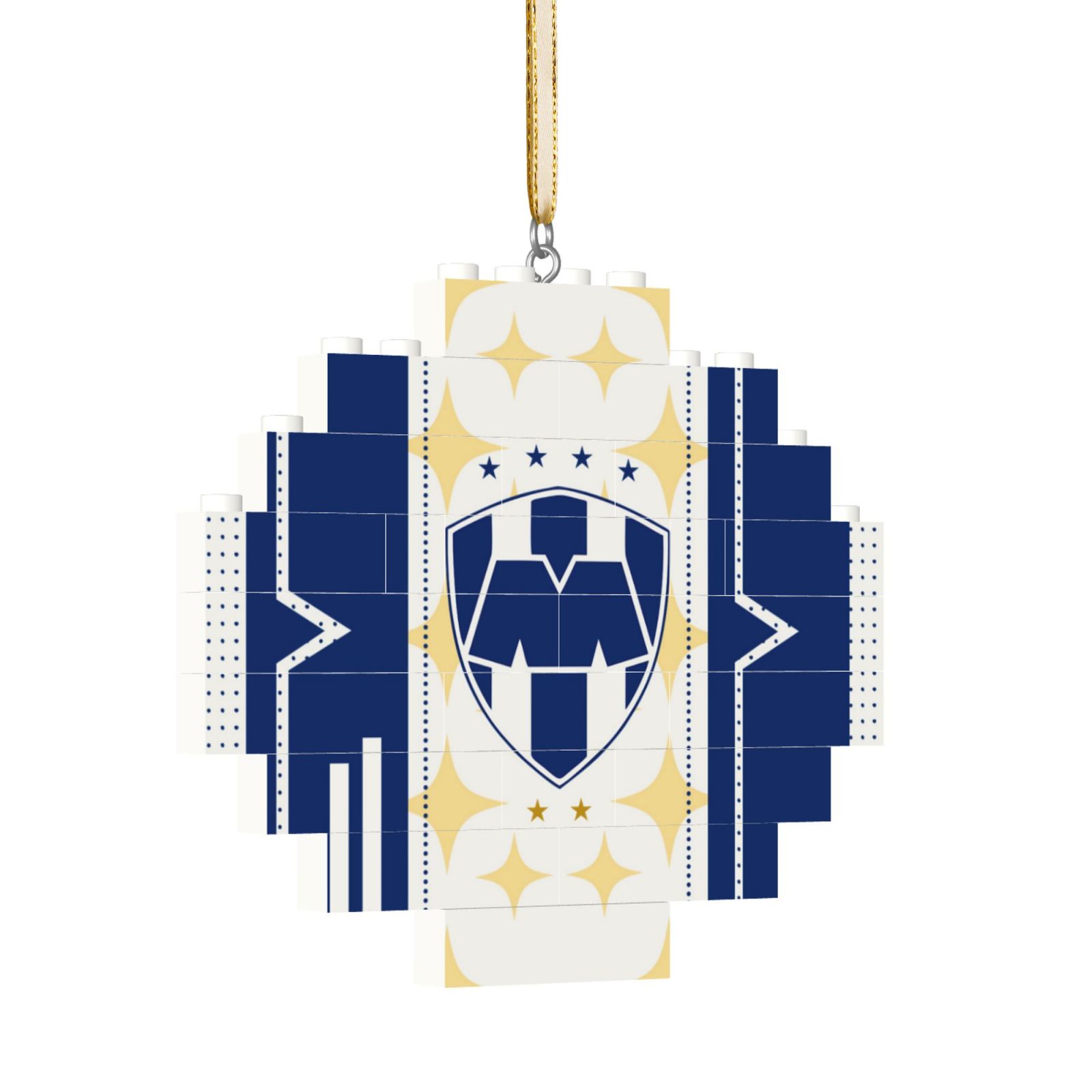 Monterrey Building Block Puzzle Ornament BBP2168 - Soccerfana