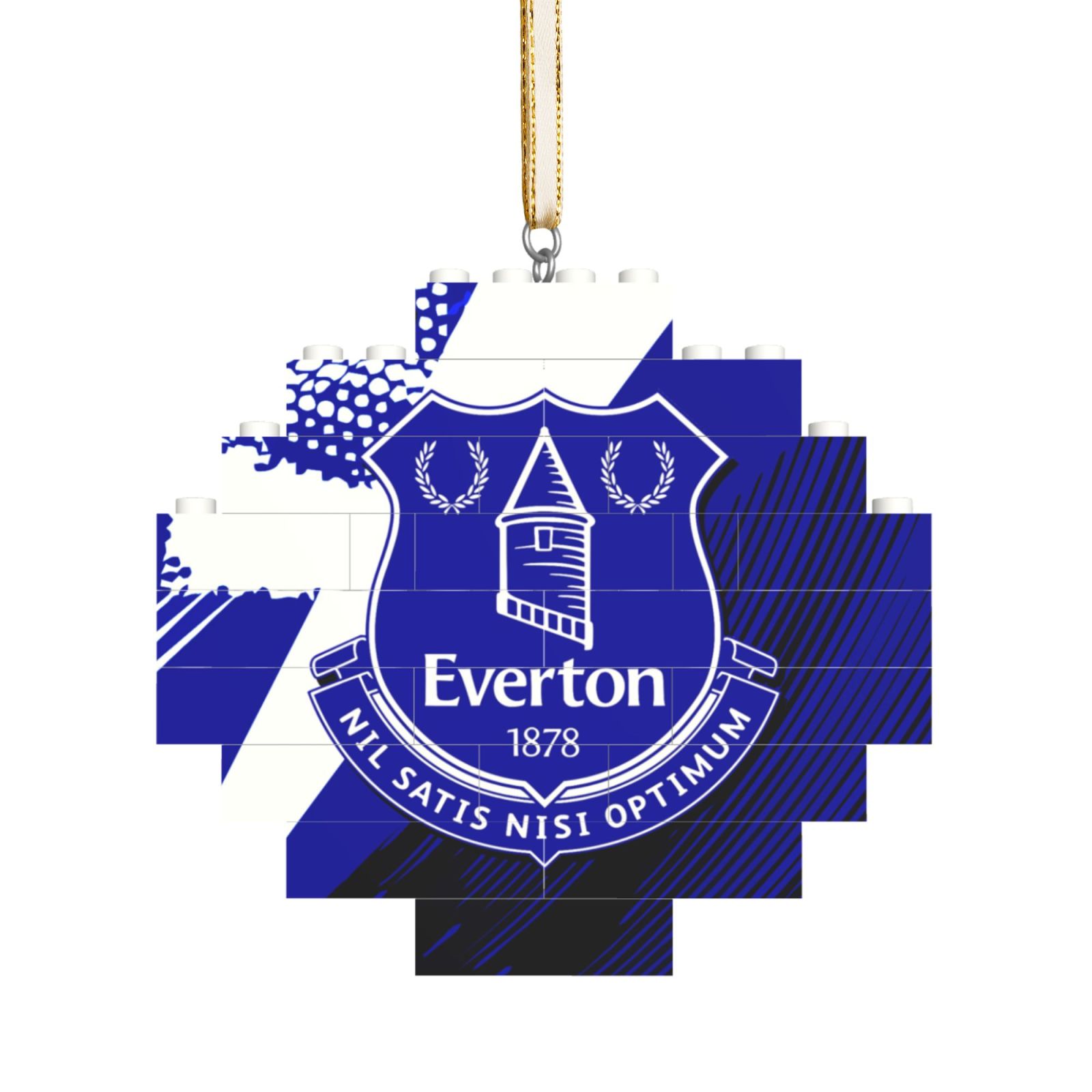 Everton Building Block Puzzle Ornament BBP2169 - Soccerfana