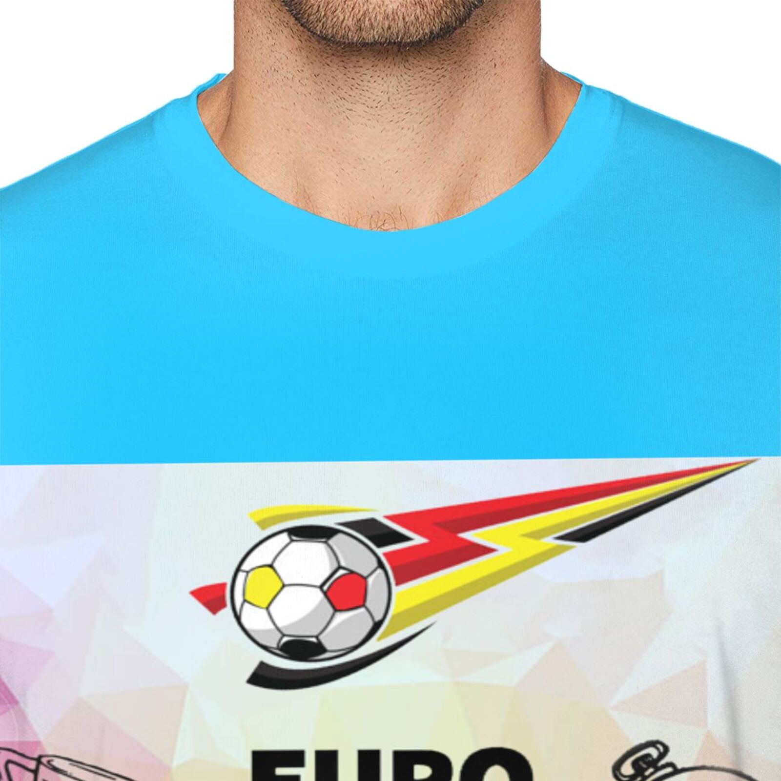 Men's Germany EURO 2024 Basic Short Sleeve T-Shirt BST1771 - Soccerfana