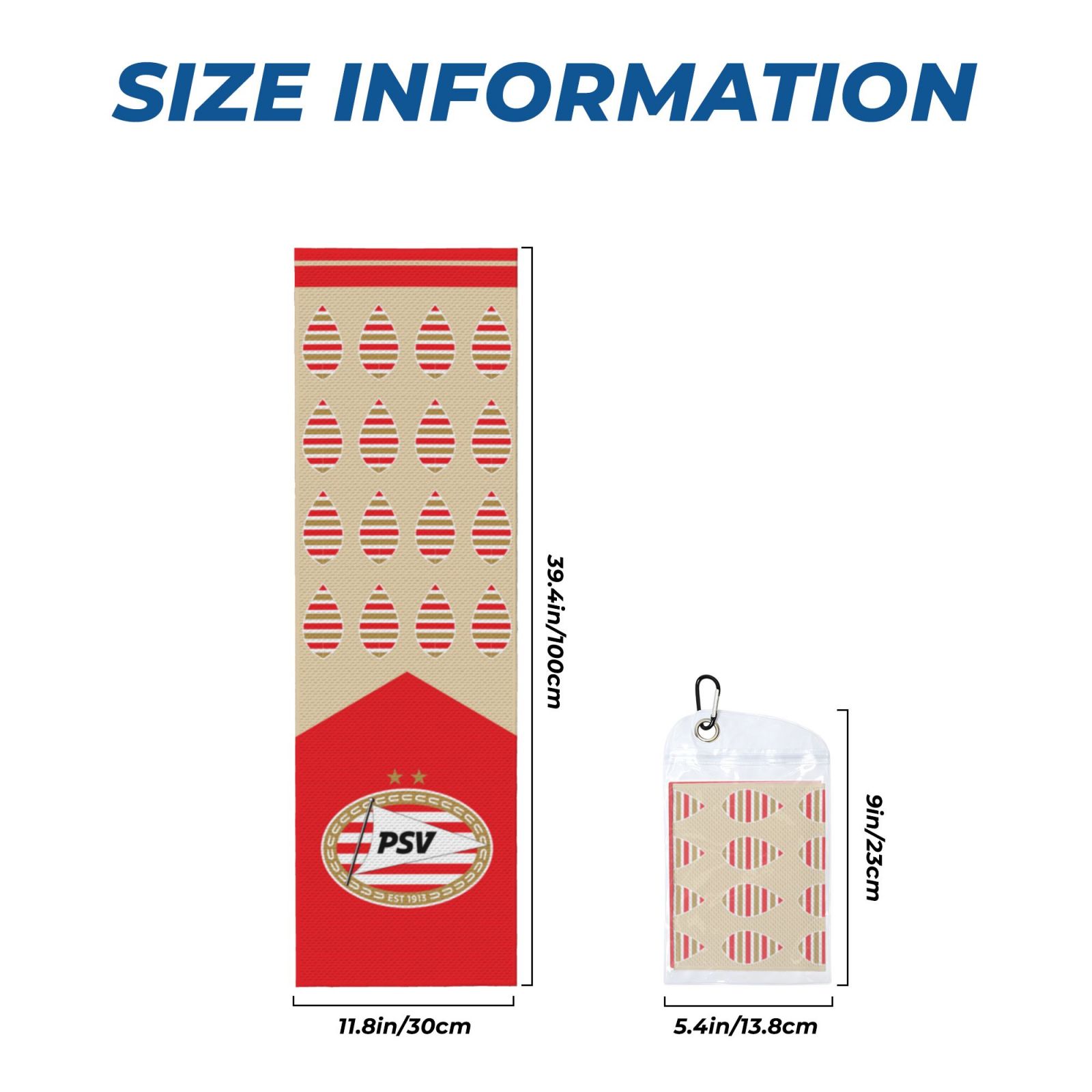 PSV Eindhoven Sports Towel CET2152 - Soccerfana