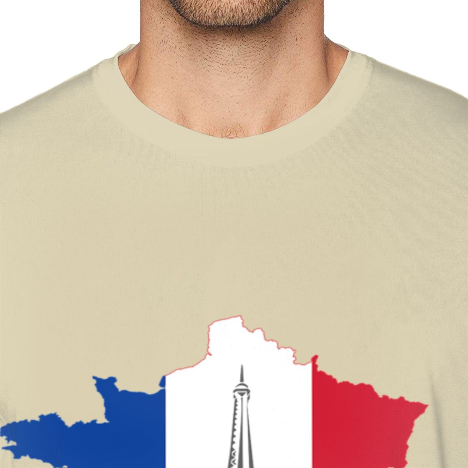 Men's France EURO 2024 Basic Short Sleeve T-Shirt BST1772 - Soccerfana