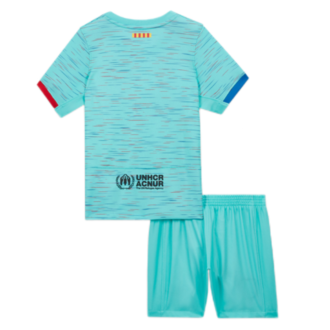 Kid's Barcelona Third Jersey+Shorts 23/24 - Soccerfana