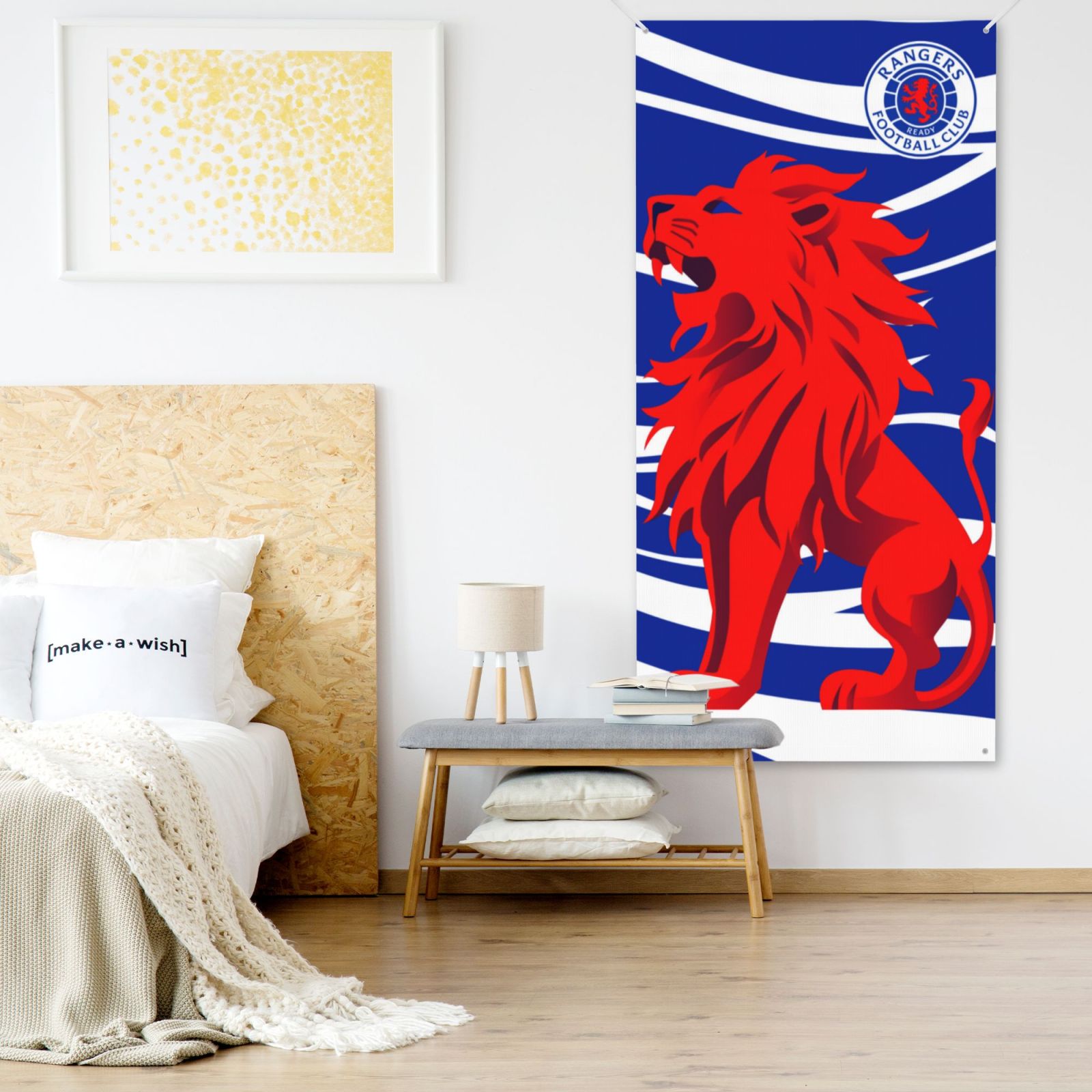 Rangers Door Cover Decorated Banner DCB2813 - Soccerfana