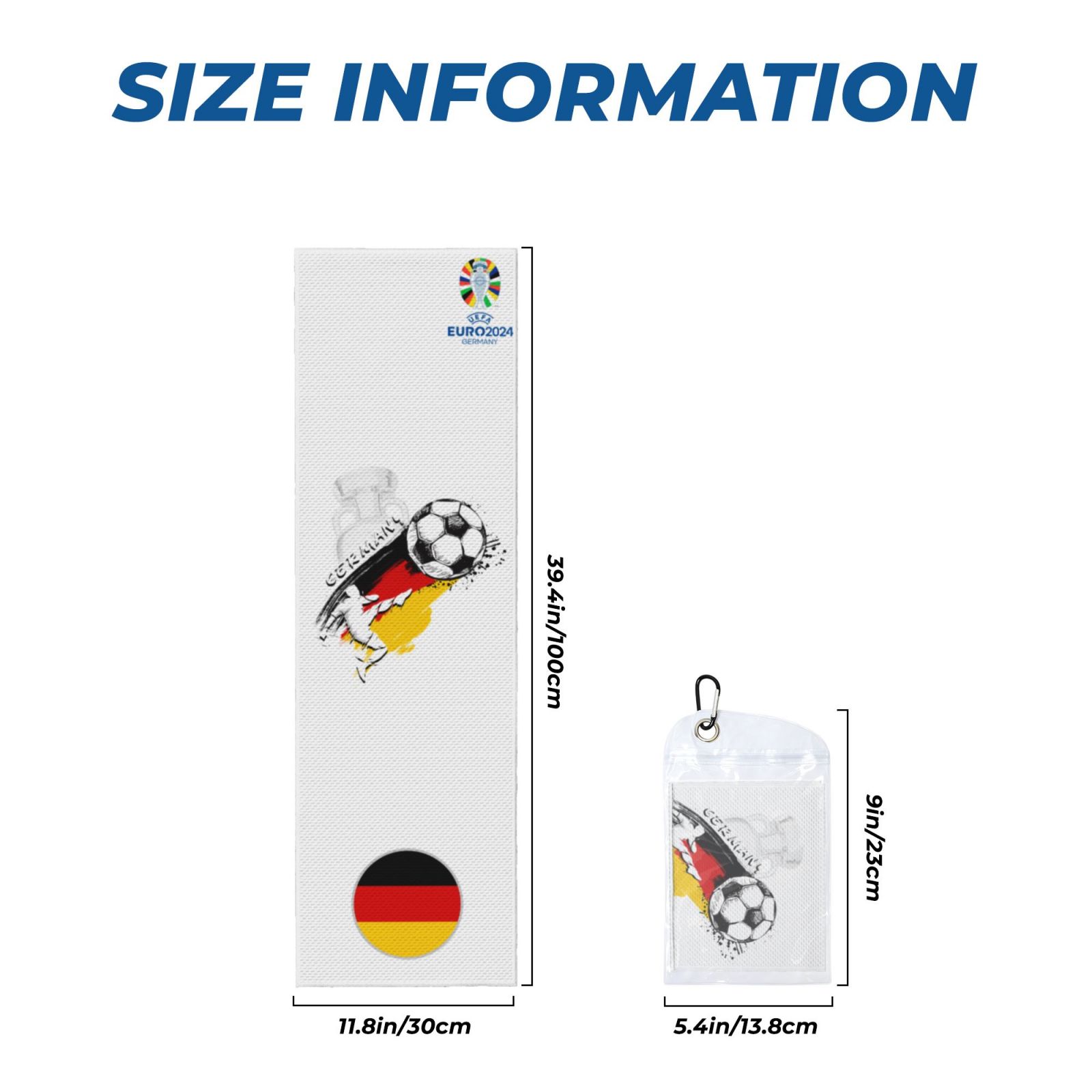 Germany EURO 2024 Cold Exercise Towel CET1693 - Soccerfana