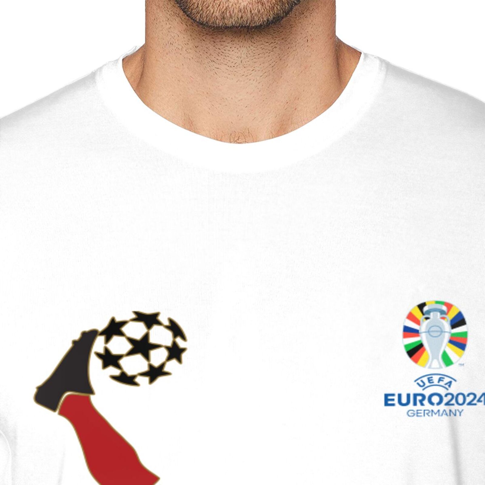Men's Spain EURO 2024 Basic Short Sleeve T-Shirt BST1724 - Soccerfana