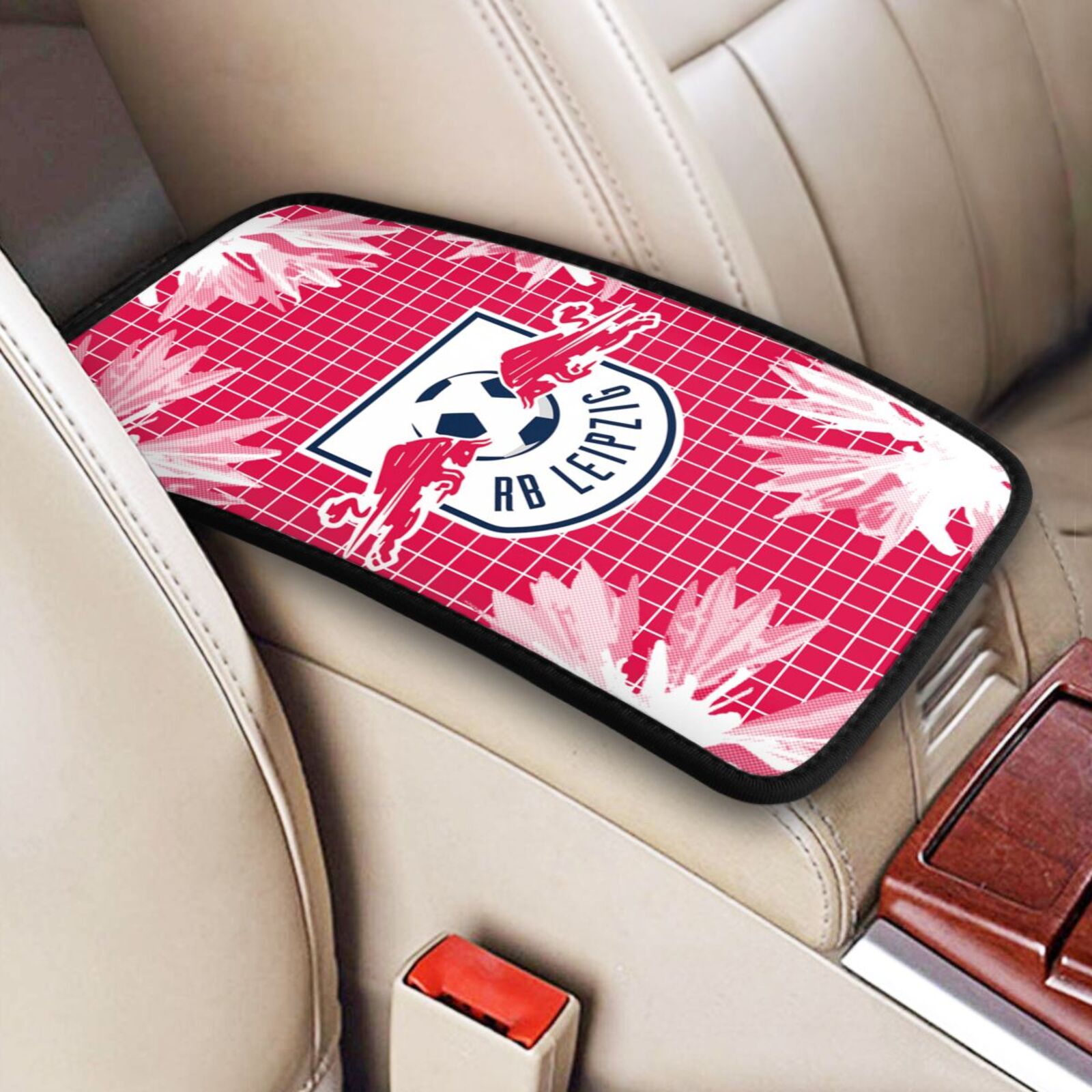 RB Leipzig Car Handrail Box Cushion CHC2613 - Soccerfana