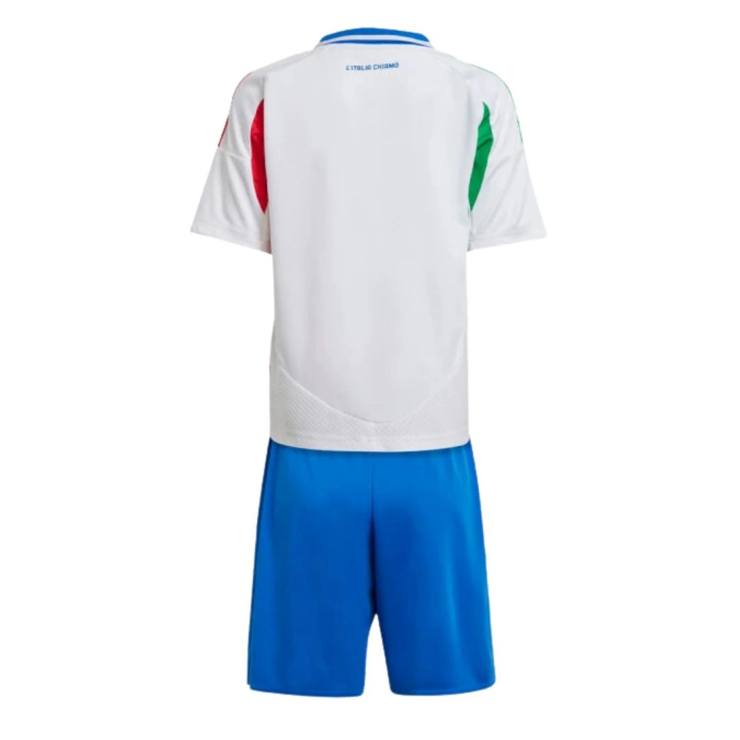 Kid's Italy Away Jersey+Shorts EURO 2024 - Soccerfana
