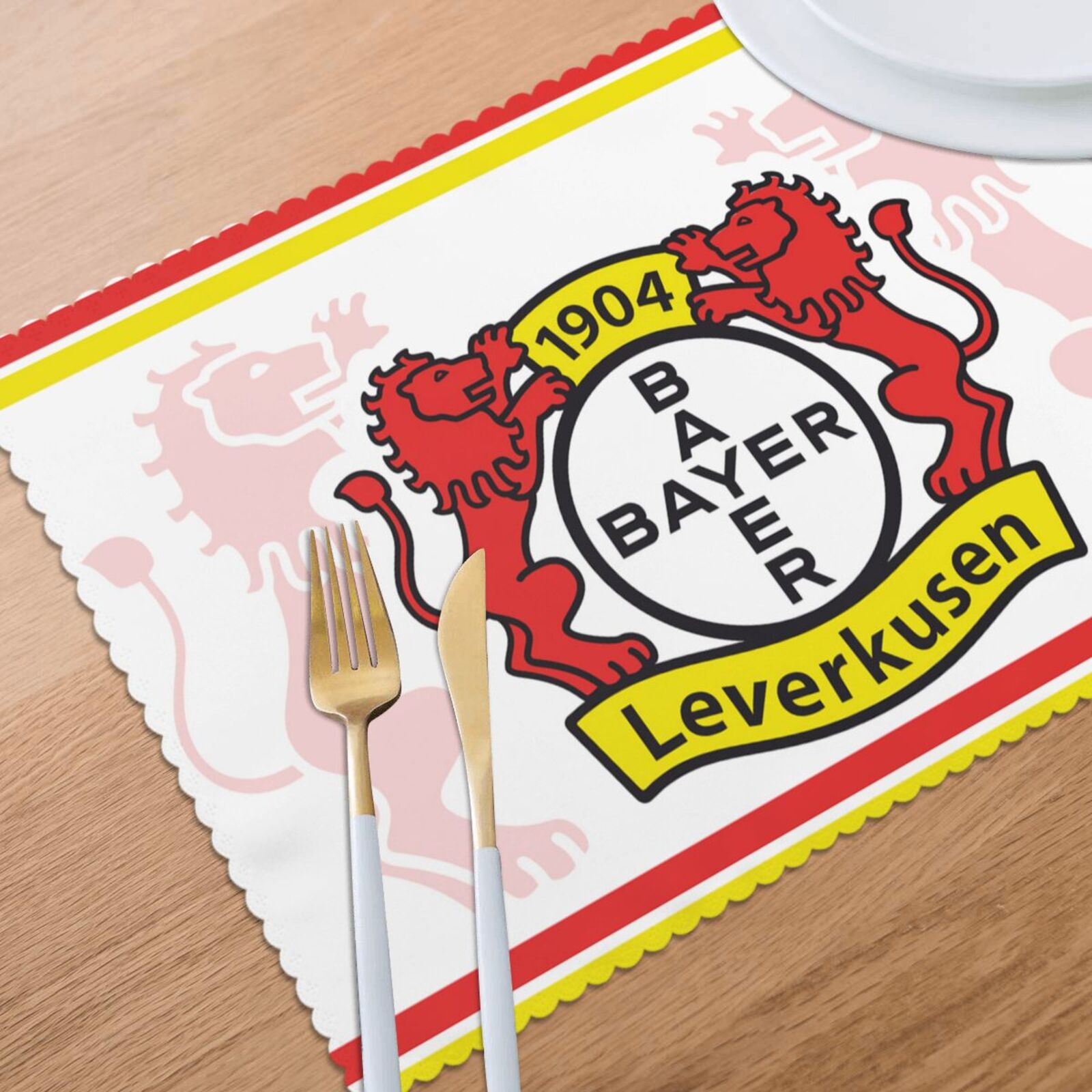 Bayer 04 Leverkusen Placemat Set Of 6 PFD2068 - Soccerfana
