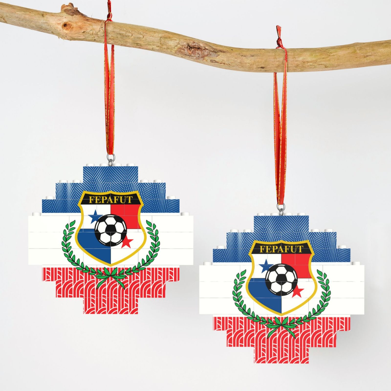 Panama Building Block Puzzle Ornament BBP2190 - Soccerfana