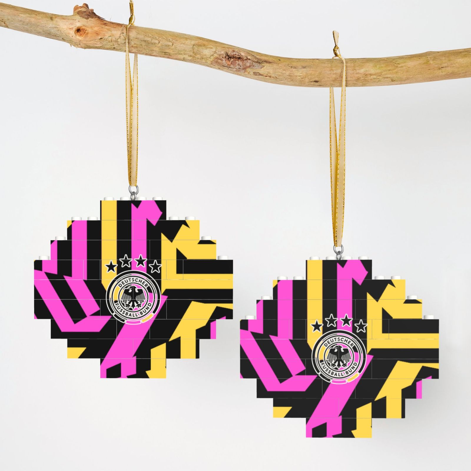 Germany Building Block Puzzle Ornament BBP1996 - Soccerfana