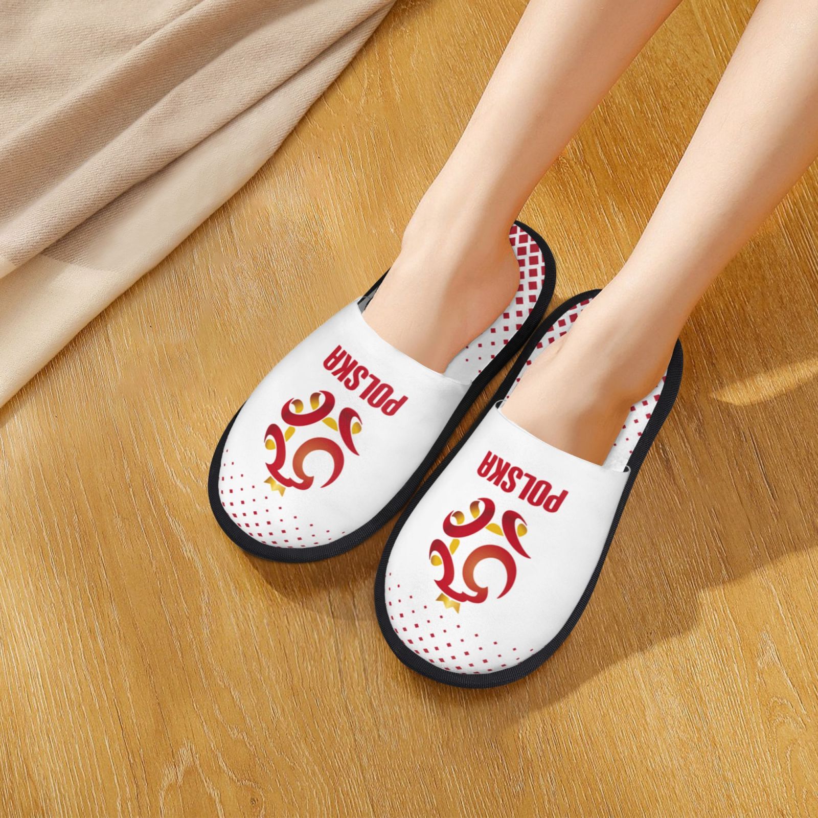 Poland Cotton Slippers FSP2249 - Soccerfana