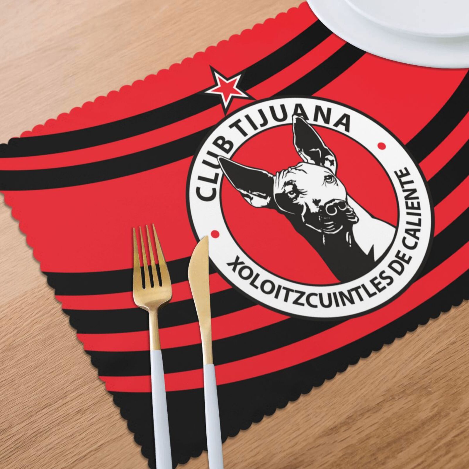 Xolos Tijuana Placemat Set Of 6 PFD2079 - Soccerfana