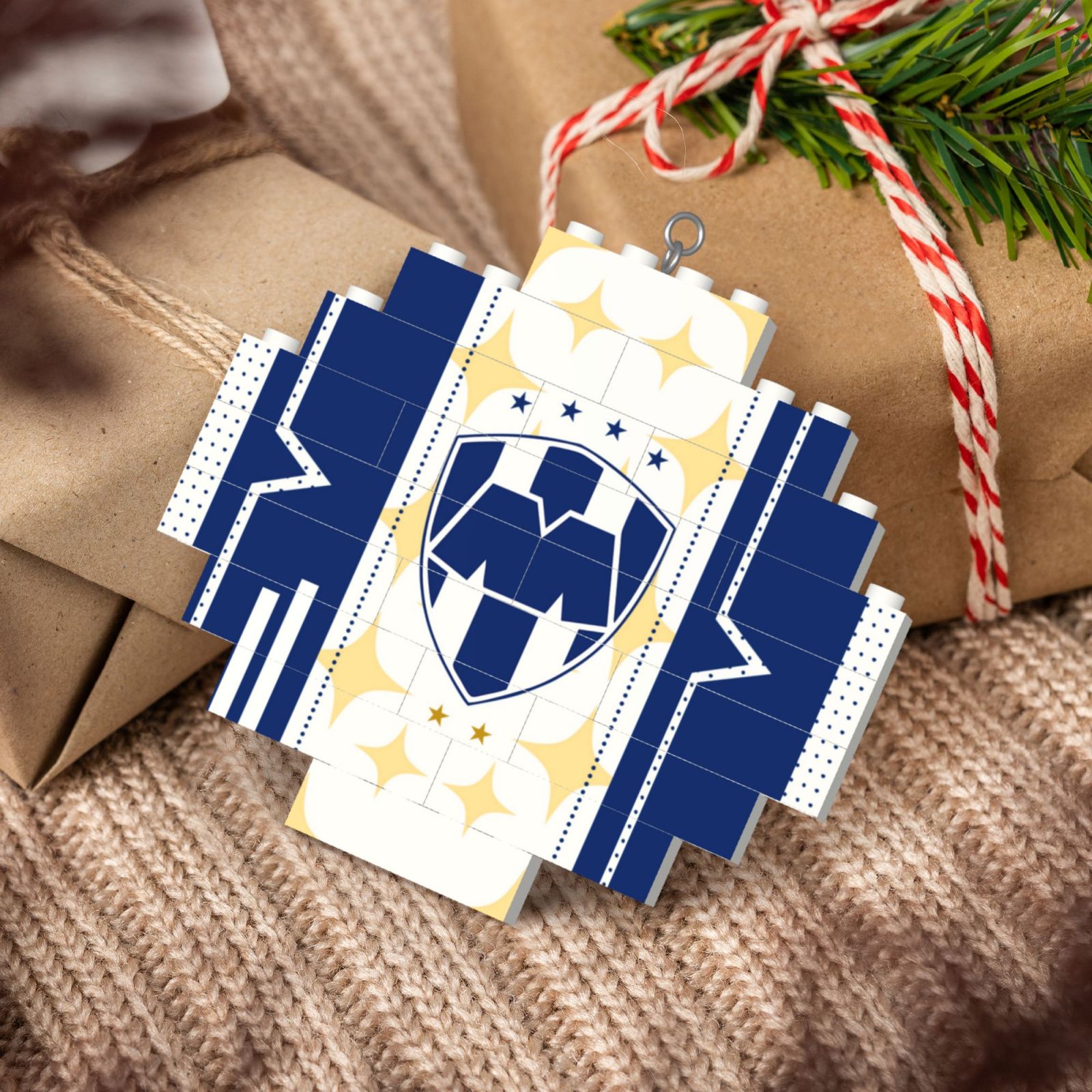 Monterrey Building Block Puzzle Ornament BBP2168 - Soccerfana