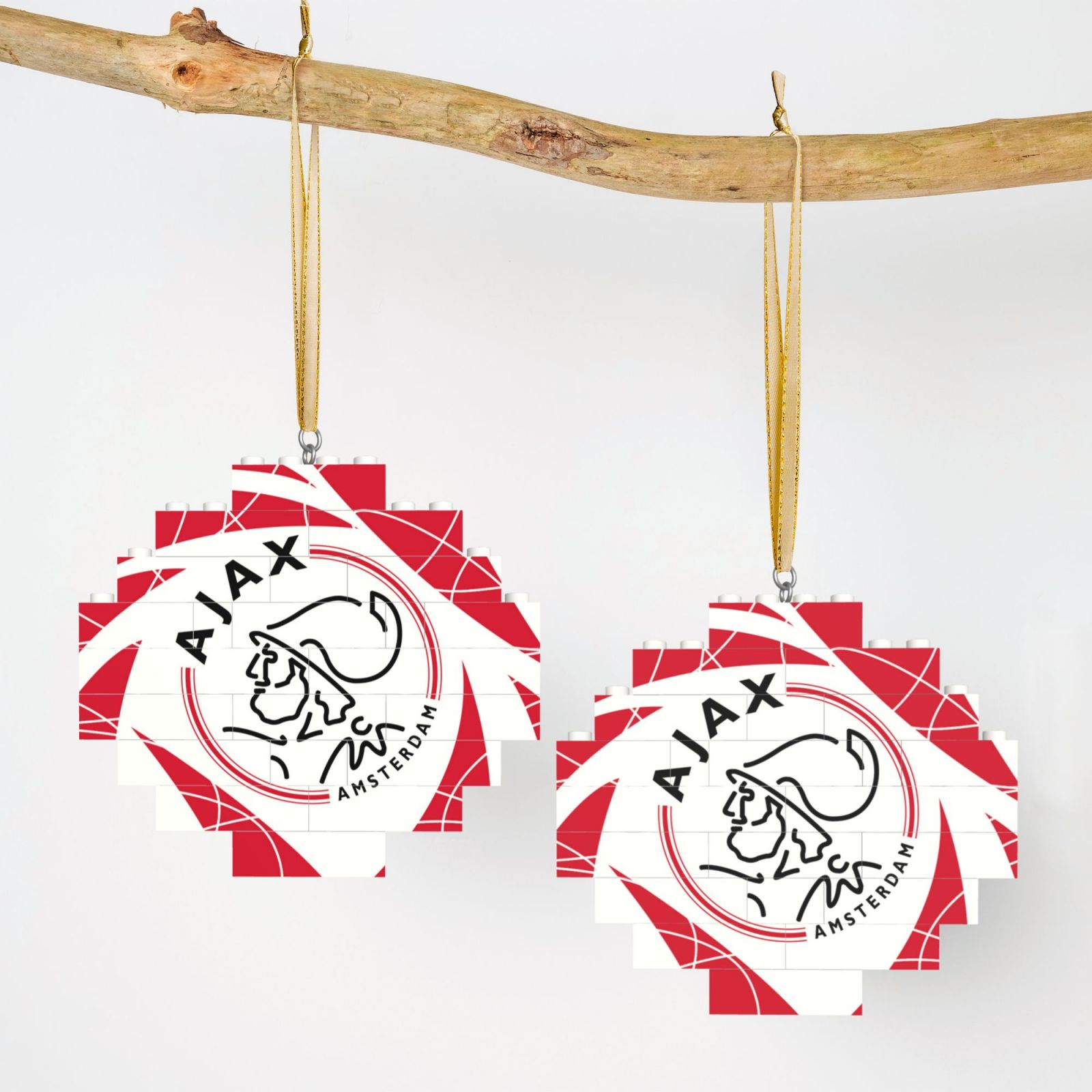 AJAX Building Block Puzzle Ornament BBP2179 - Soccerfana