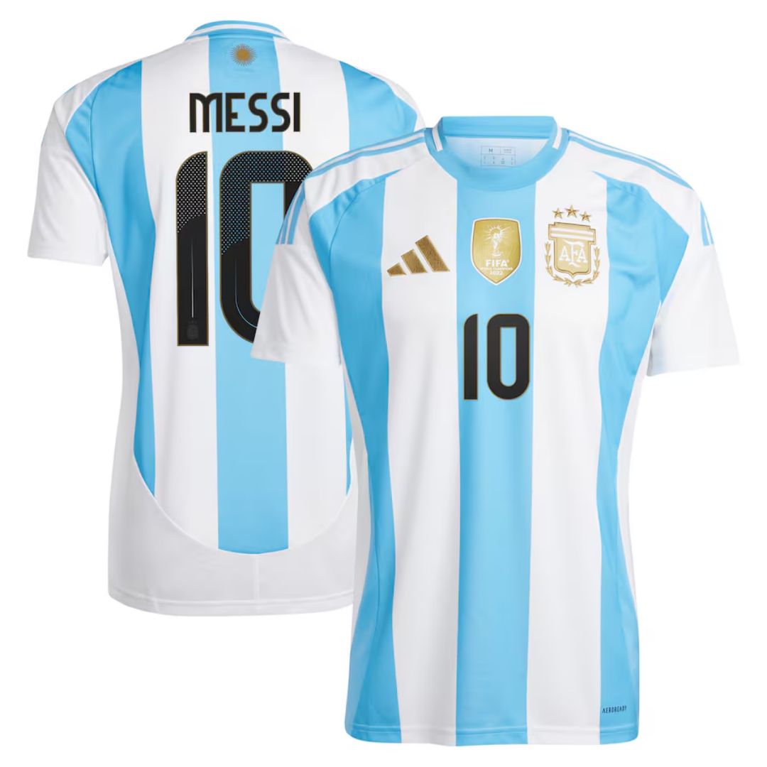 Lionel Messi #10 Argentina Home Jersey Copa America 2024 - Soccerfana