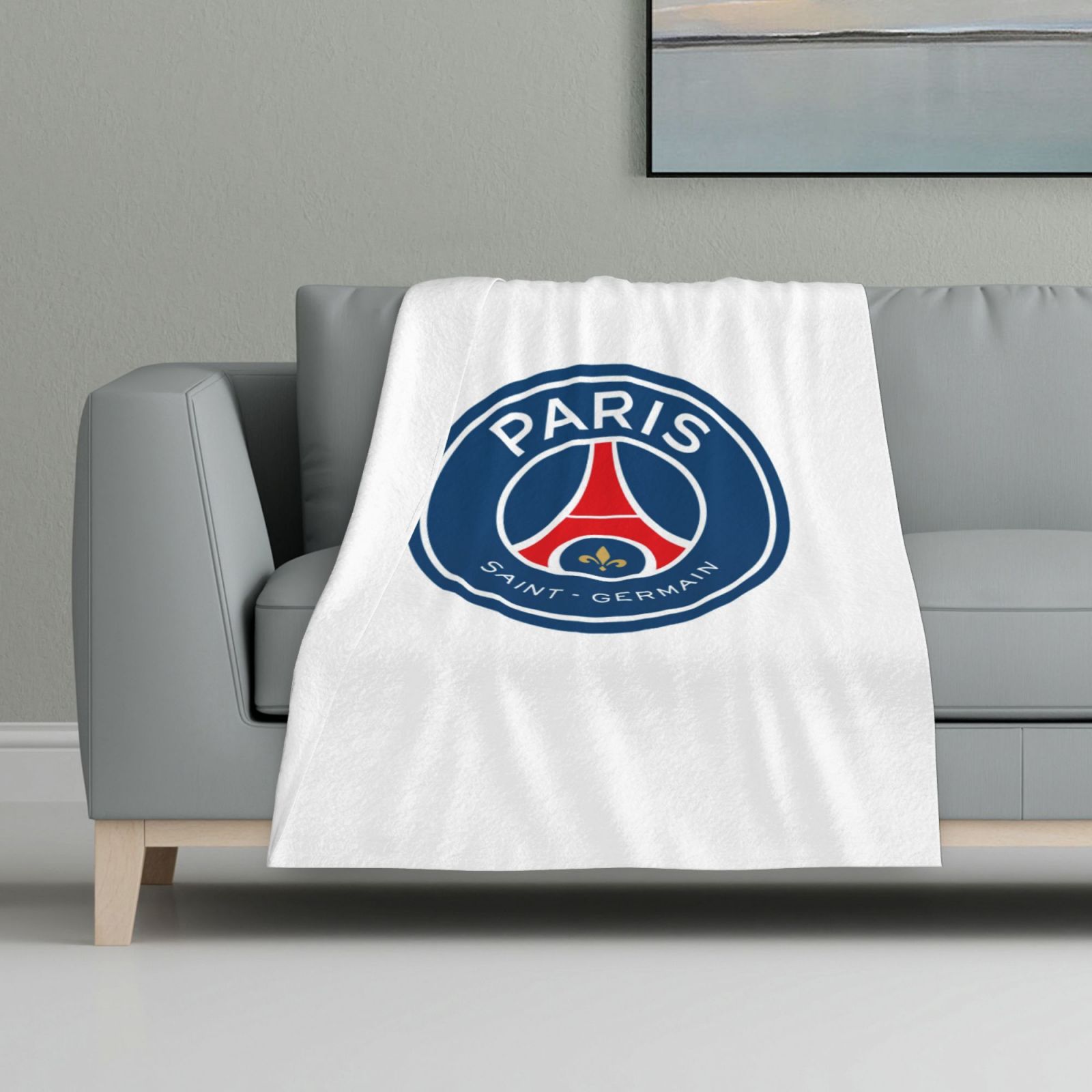 Paris Saint-Germain Flannel Blanket FLB1581 - Soccerfana