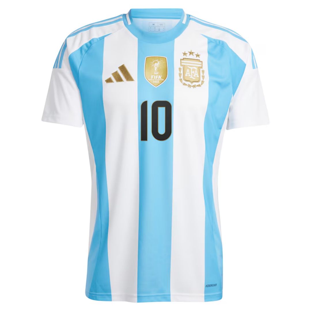 Lionel Messi #10 Argentina Home Jersey Copa America 2024 - Soccerfana