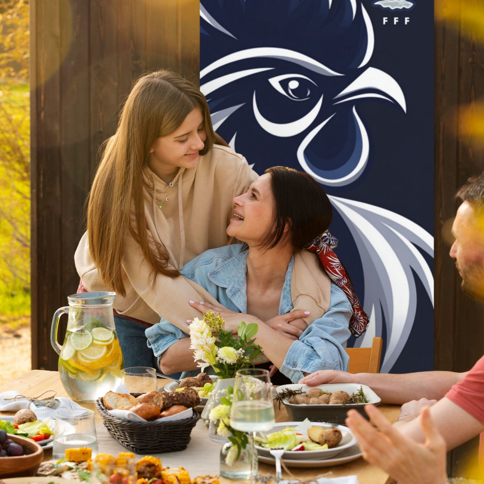 France Door Cover Decorated Banner DCB2817 - Soccerfana